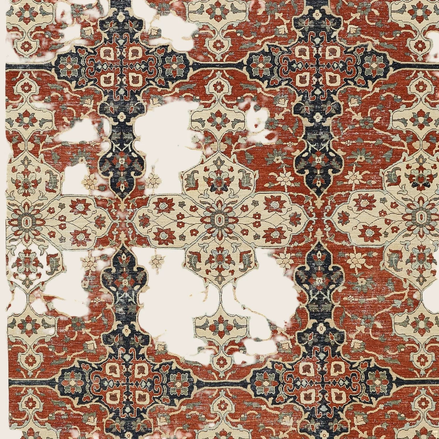 Red Traditional Wool Rug - 9'10" x 14'2" - Image 2