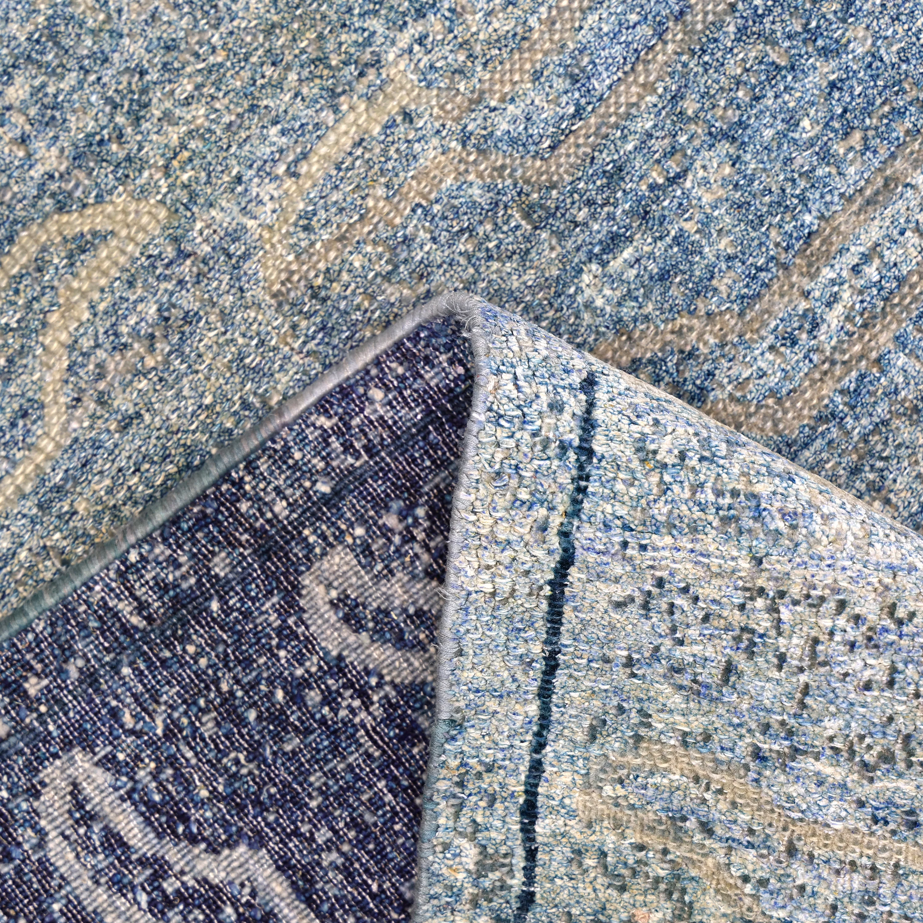 Blue Alchemy Textured Wool Rug - 3'11" x 6'4" - Image 7