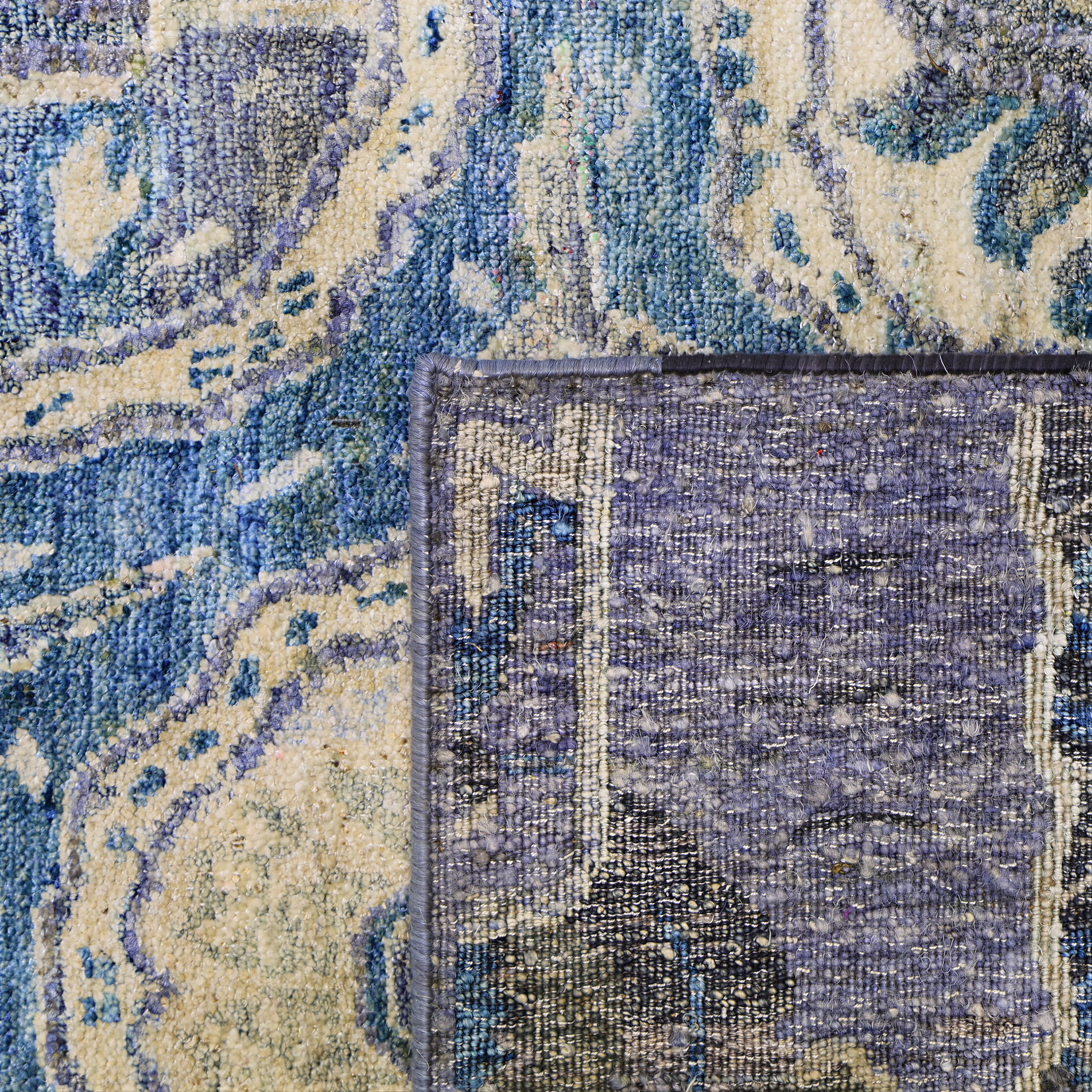 Blue Alchemy Traditional Silk Runner - 3' x 13'1" - Image 7