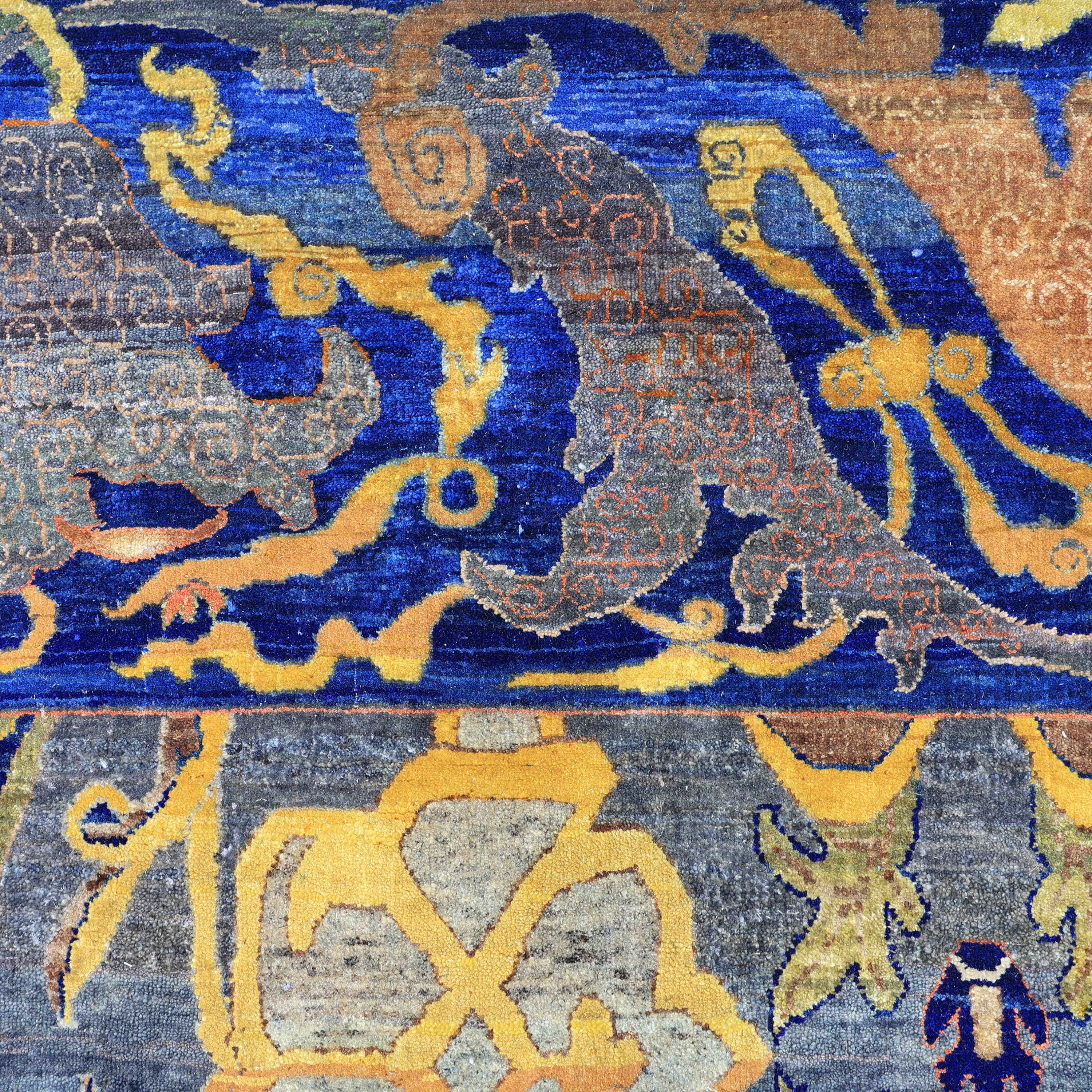 Blue Alchemy Traditional Wool Rug - 8'1" x 10'8" - Image 4