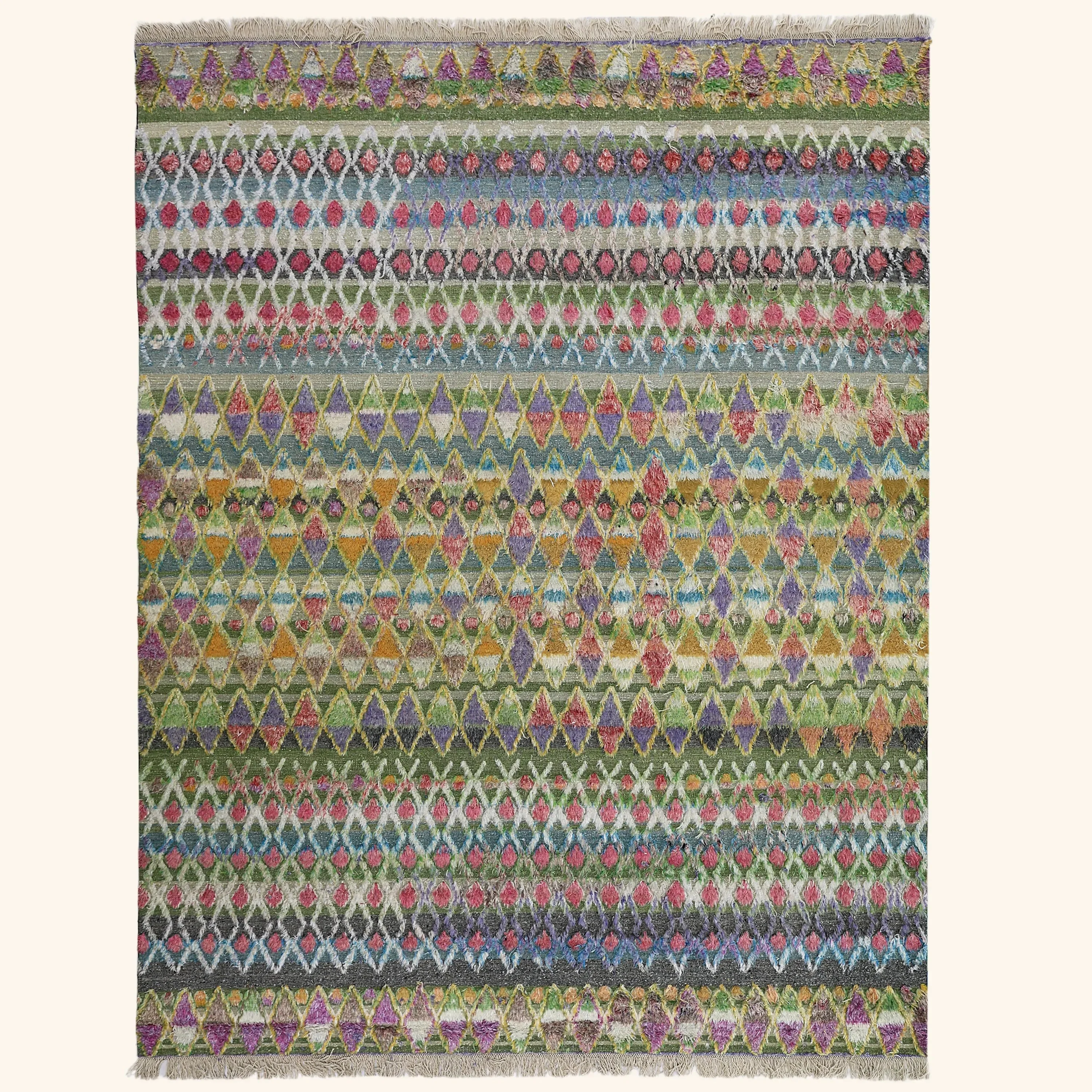 Multicolored Alchemy Transitional Wool Rug - 9' x 11'9"