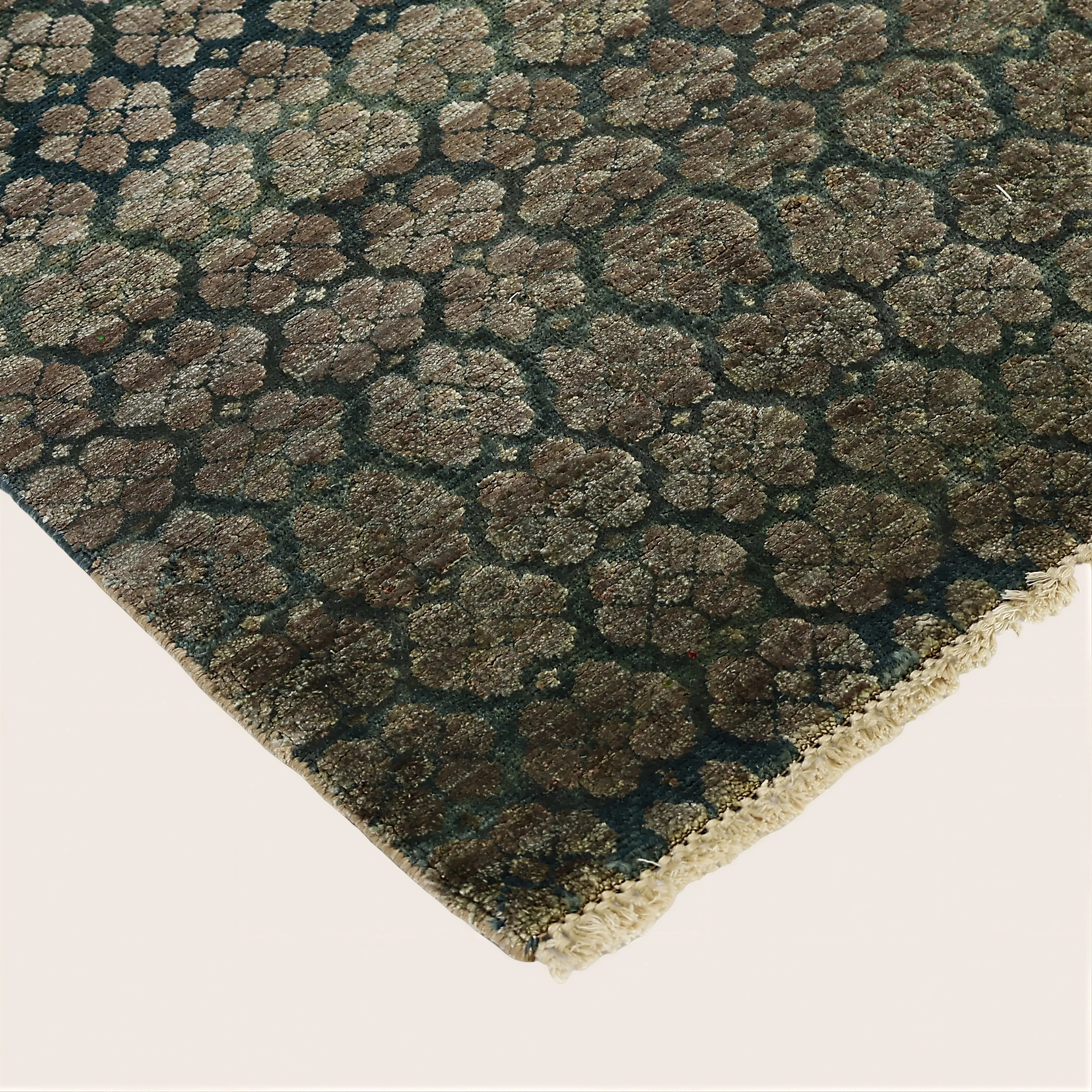 Blue Alchemy Transitional Wool Silk Blend Runner - 2'1" x 6' - Image 2