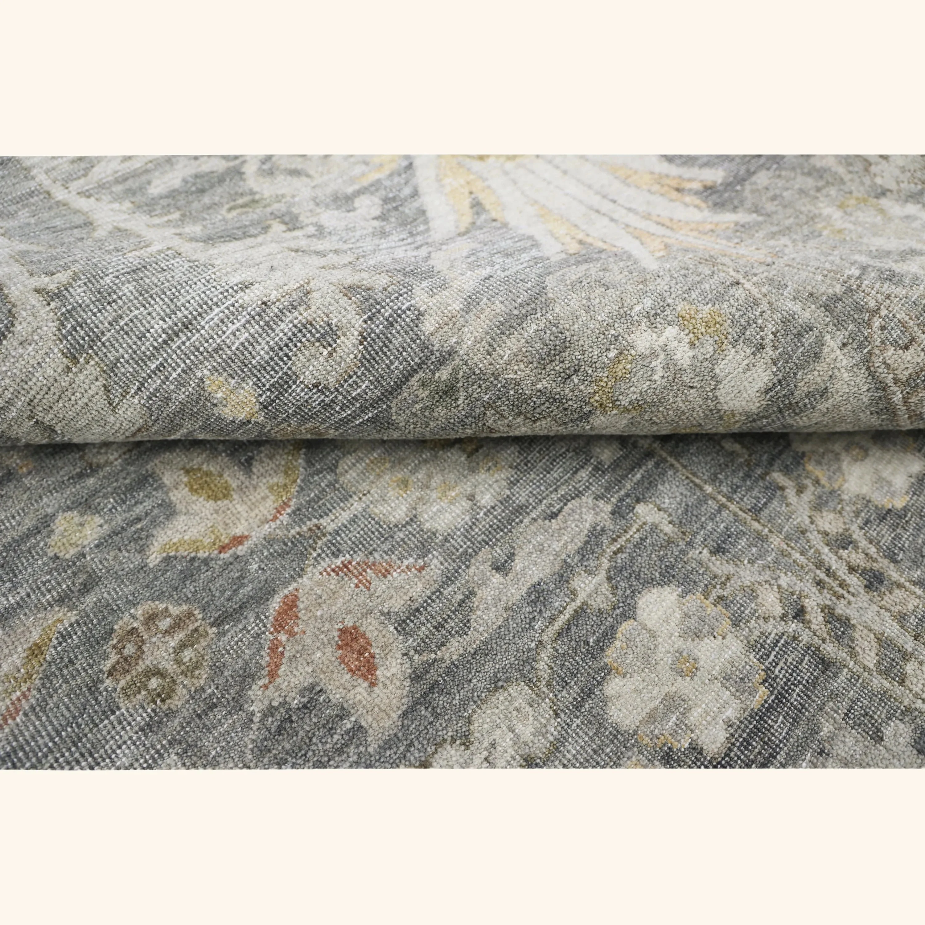 Grey Antique Revival Wool Rug - 8' x 10' - Image 4