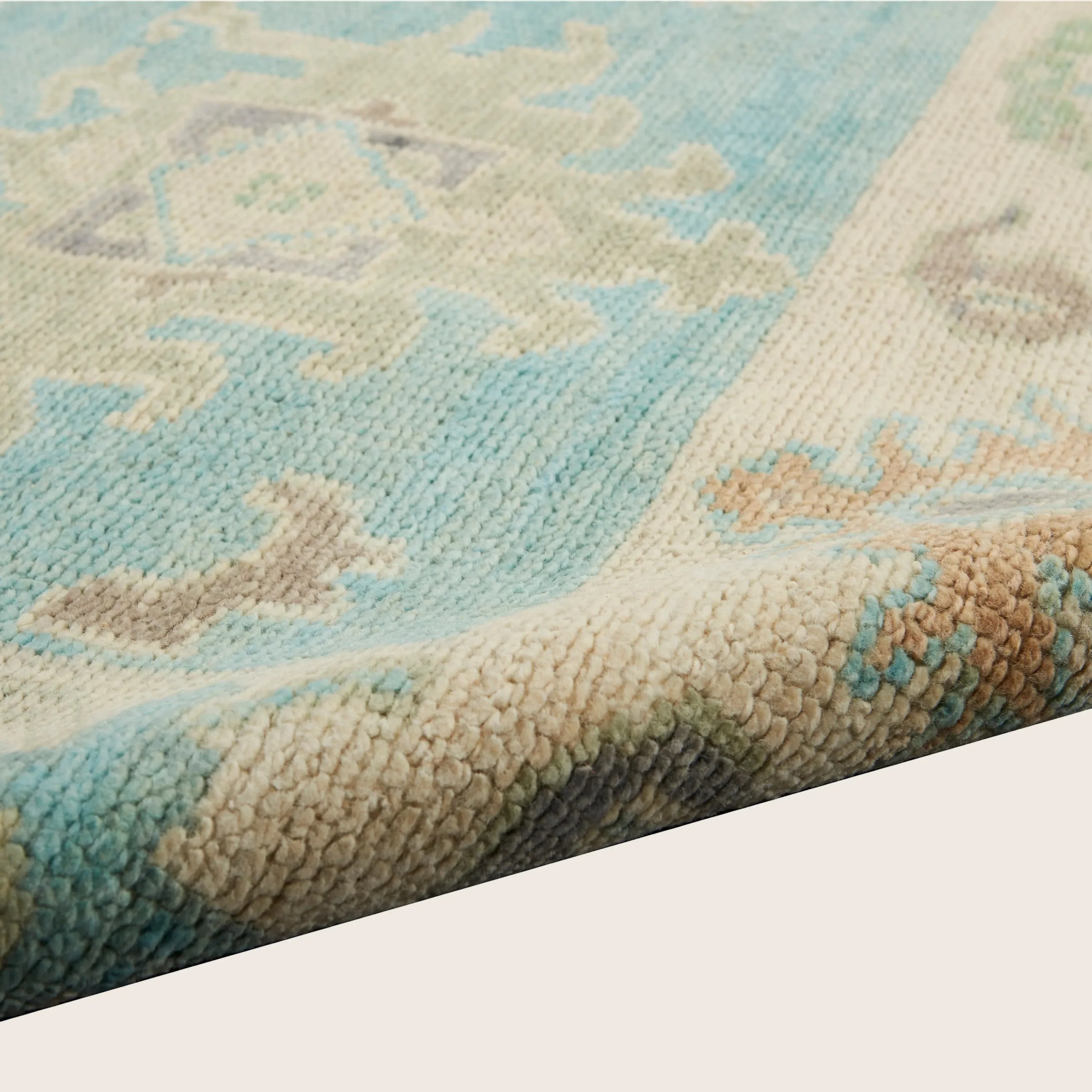 Blue Multi Essentials Traditional Wool Rug - Image 11