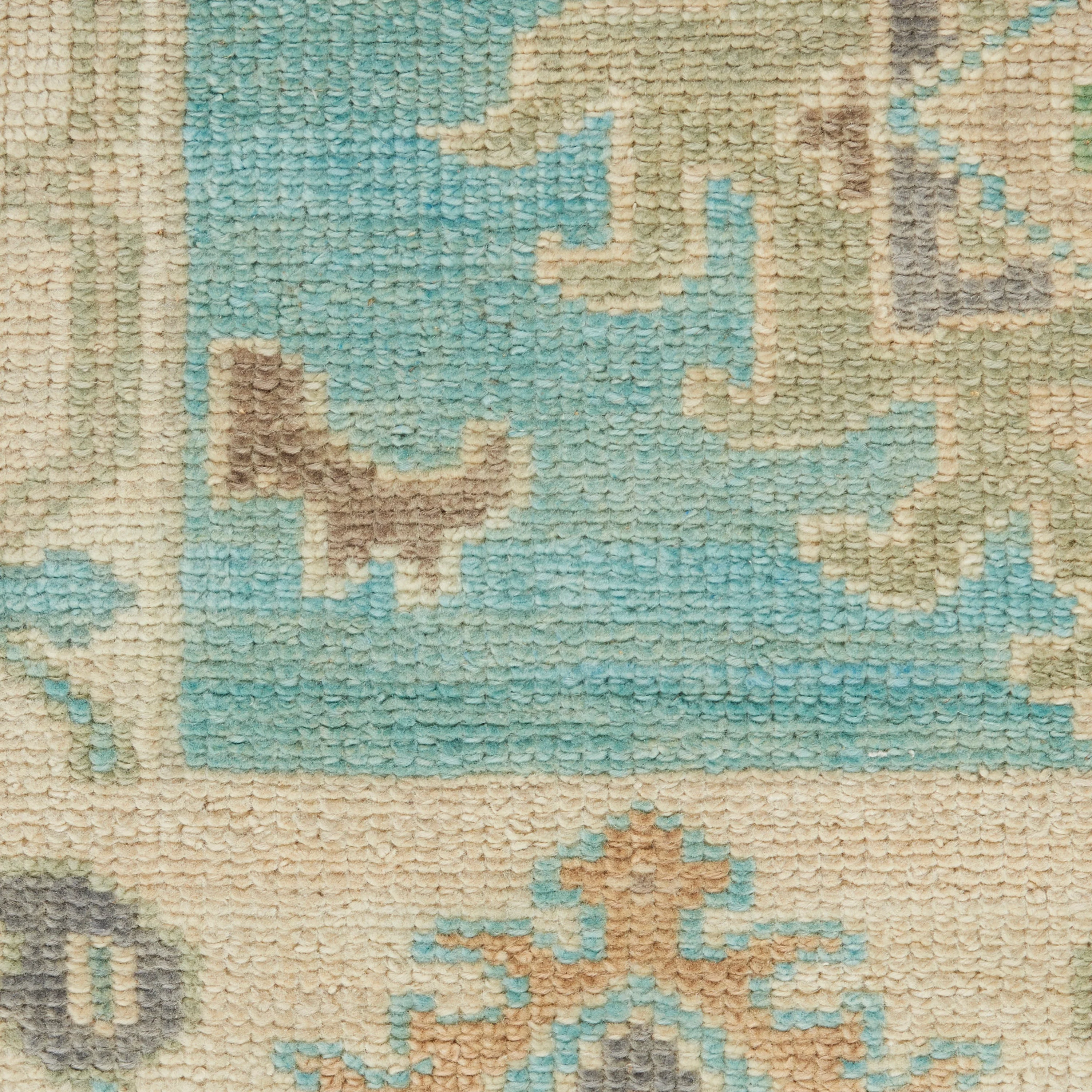 Blue Multi Essentials Traditional Wool Rug - Image 14