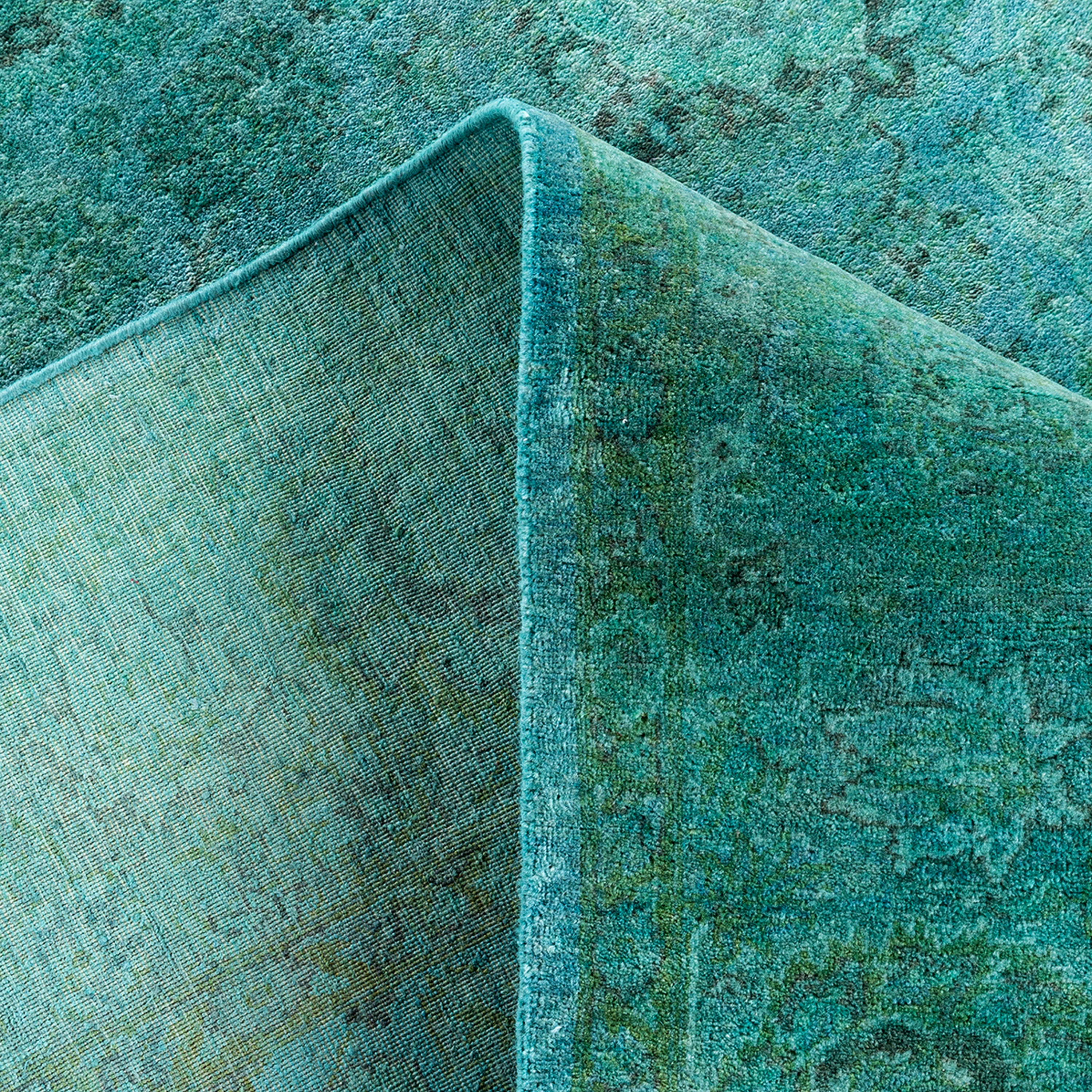 Blue Samsara Wool Rug - 5'3" x 8' - Image 3