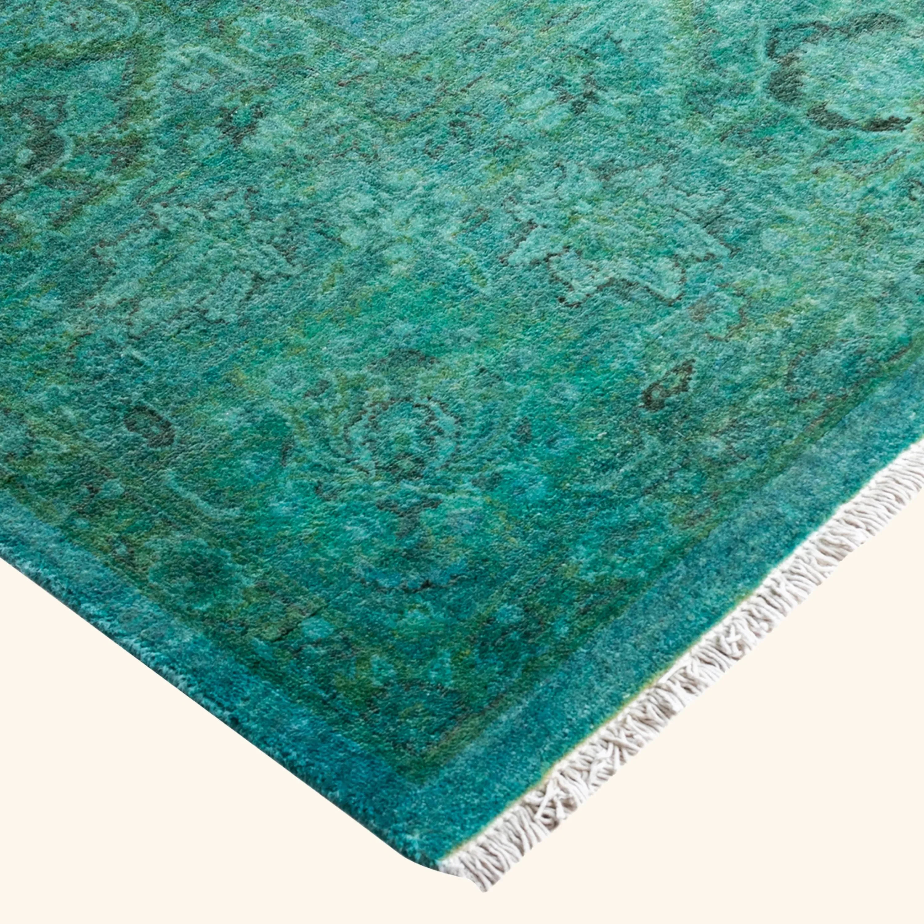 Blue Samsara Wool Rug - 5'3" x 8' - Image 7
