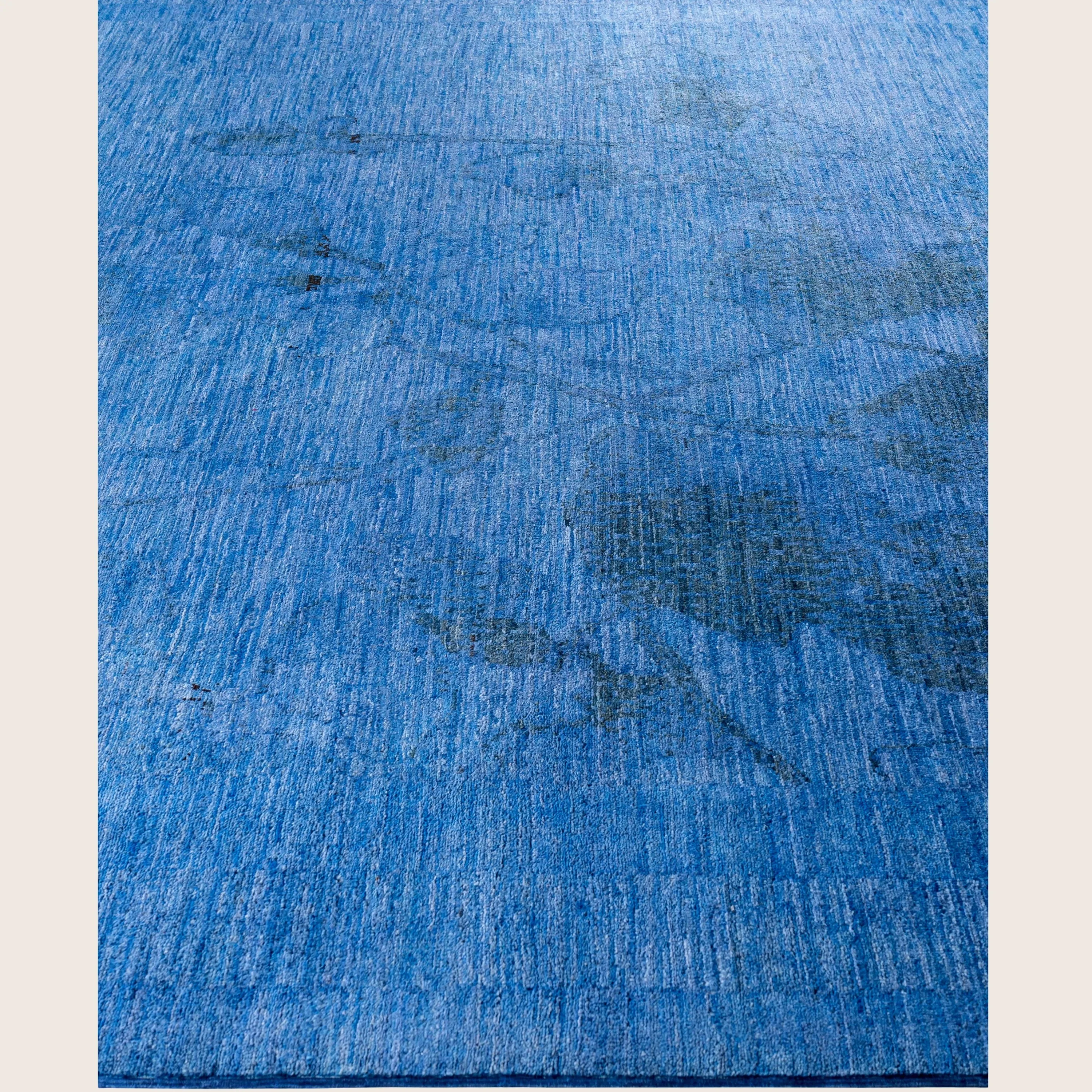 Blue Samsara Wool Rug - 9'1" x 12' - Image 4