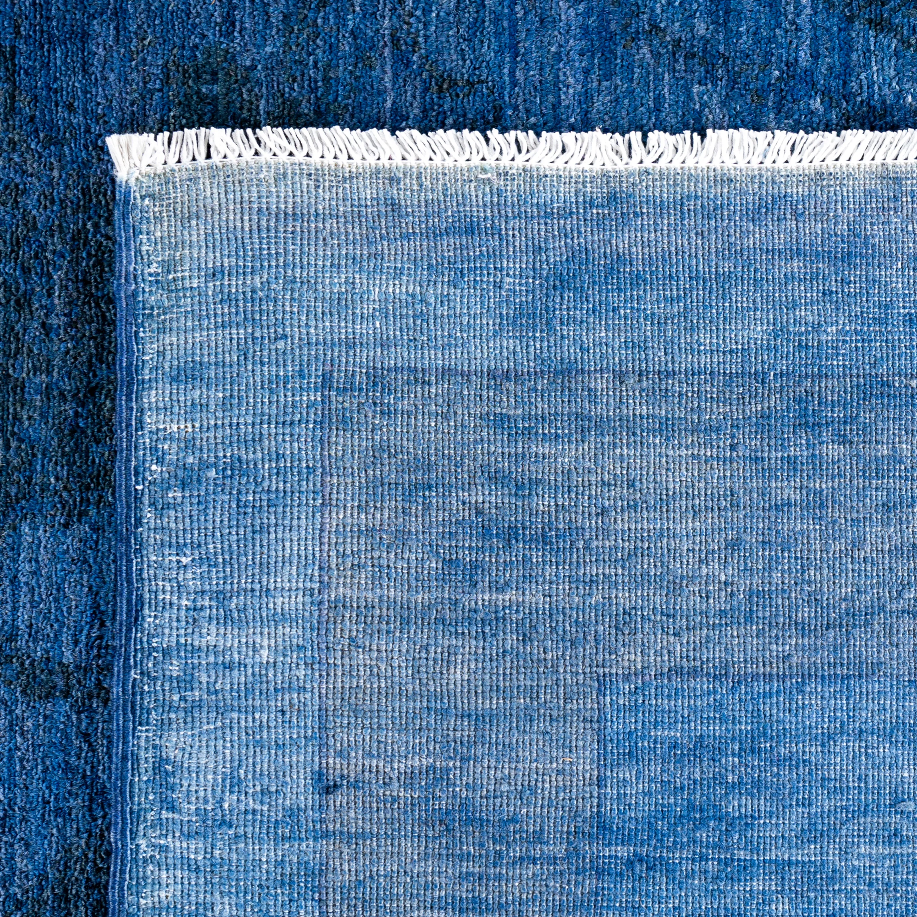 Blue Samsara Wool Rug - 9'1" x 12' - Image 5