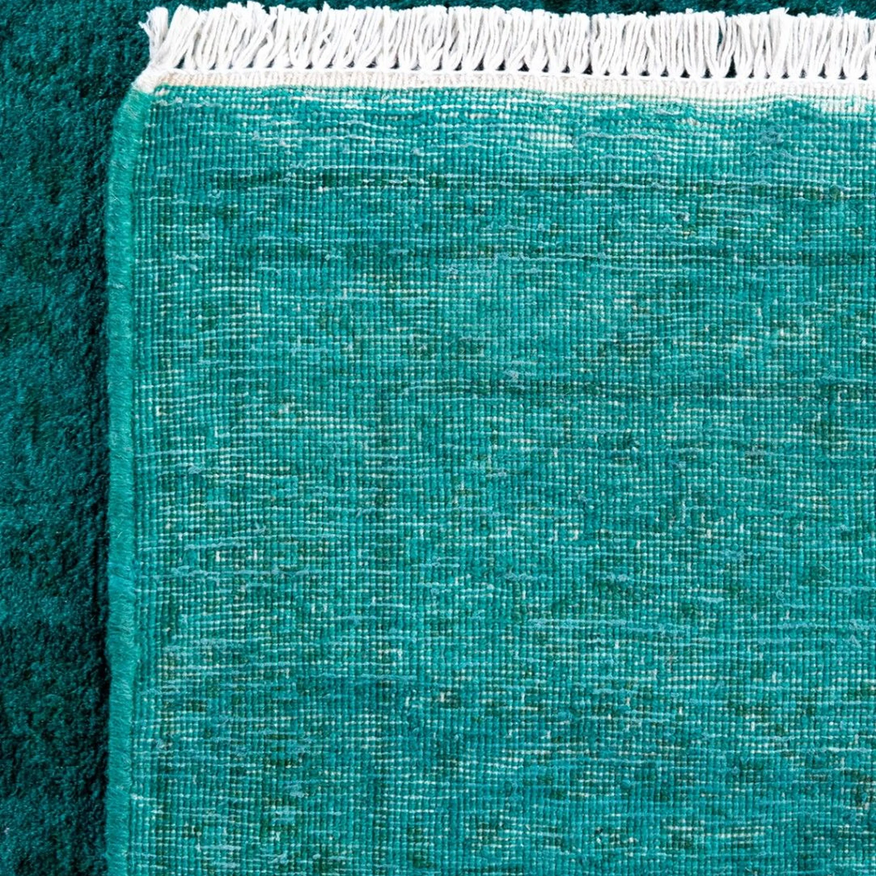 Blue Samsara Wool Runner - 3' x 10' - Image 5