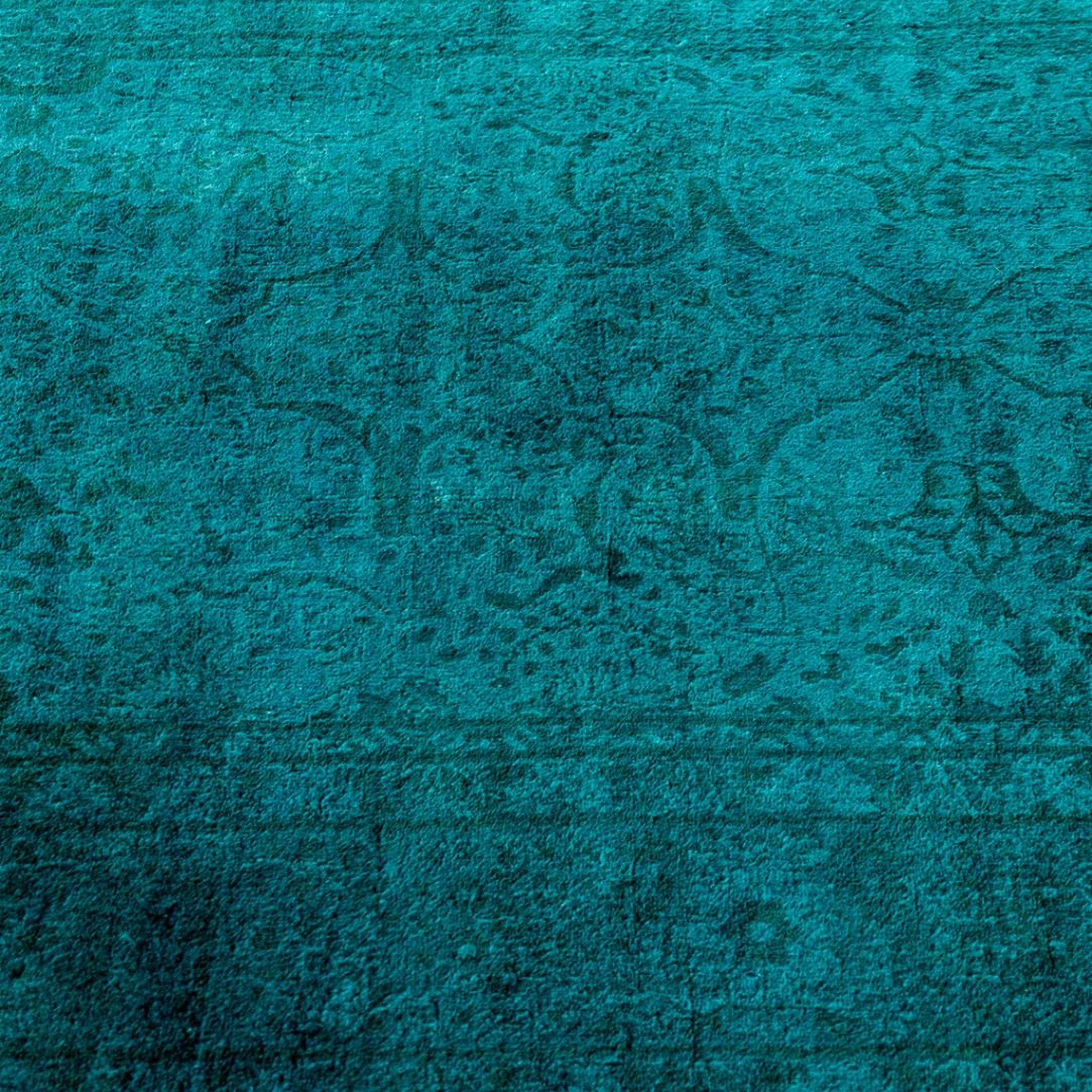 Blue Samsara Wool Runner - 3' x 10' - Image 6