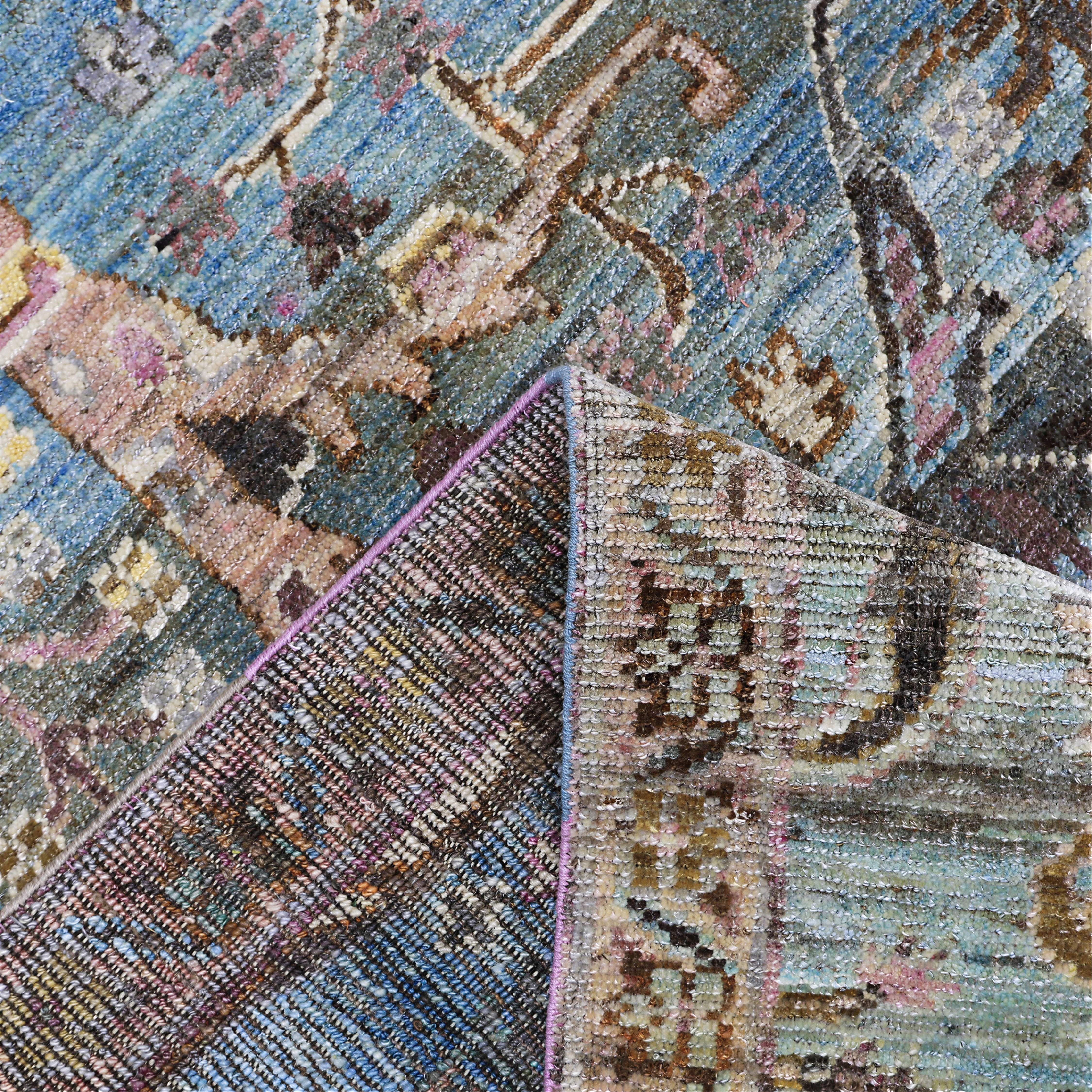 Blue Alchemy Transitional Wool Rug - 10'1" x 14' - Image 5