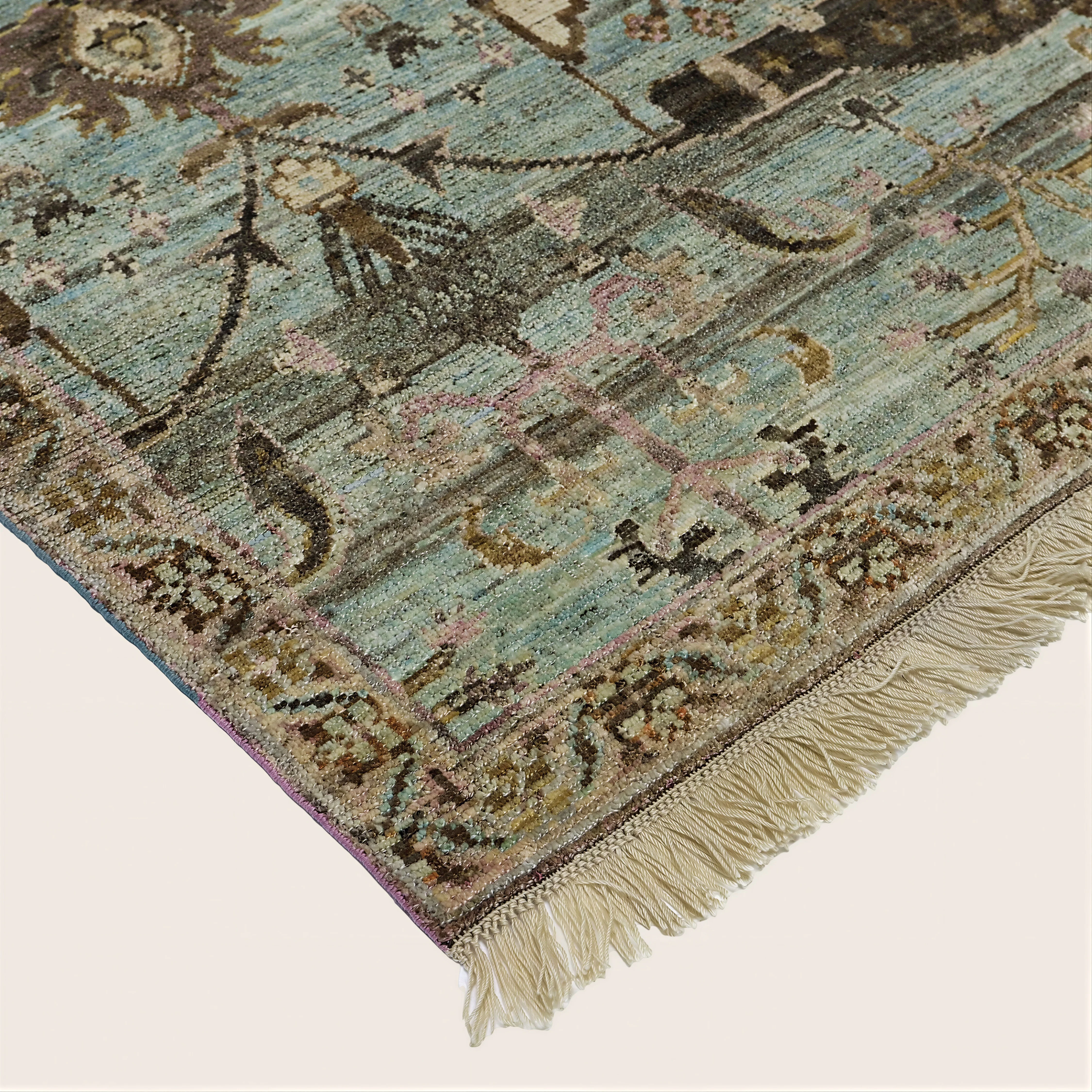 Blue Alchemy Transitional Wool Rug - 10'1" x 14' - Image 7