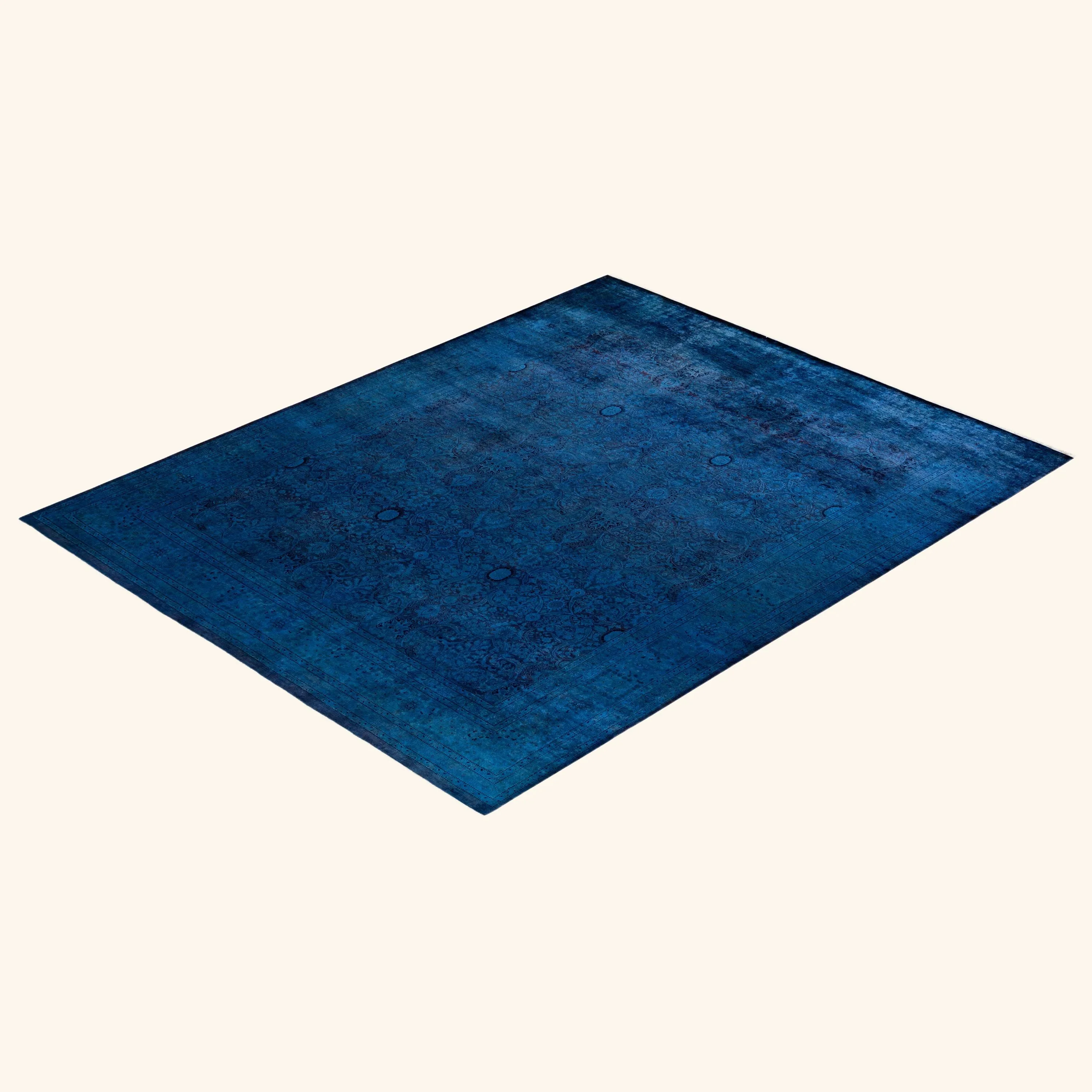 Blue Samsara Wool Rug - 8'1" x 10'1" - Image 6