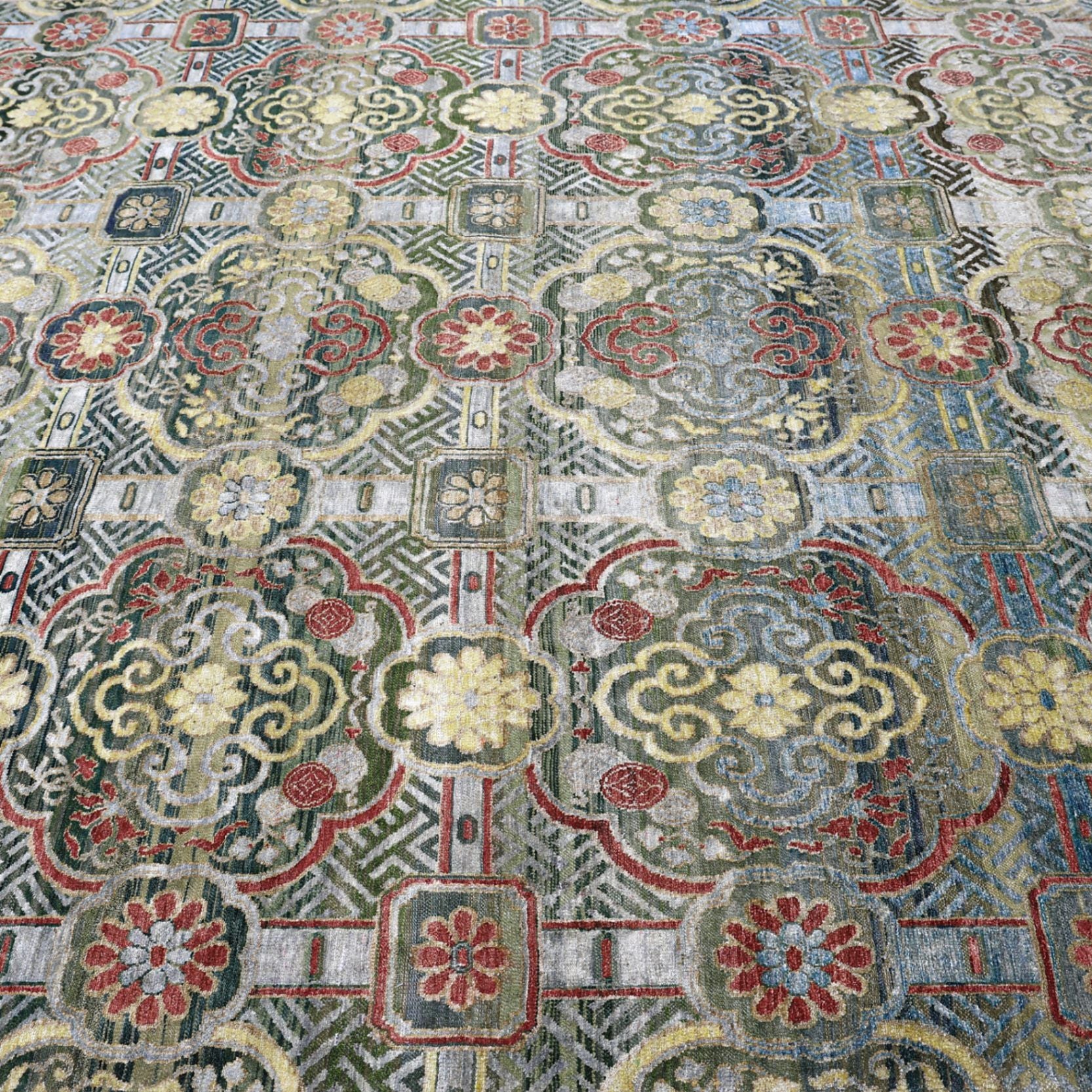 Blue Alchemy Wool Silk Blend Rug - 7'11" x 10'1" - Image 3