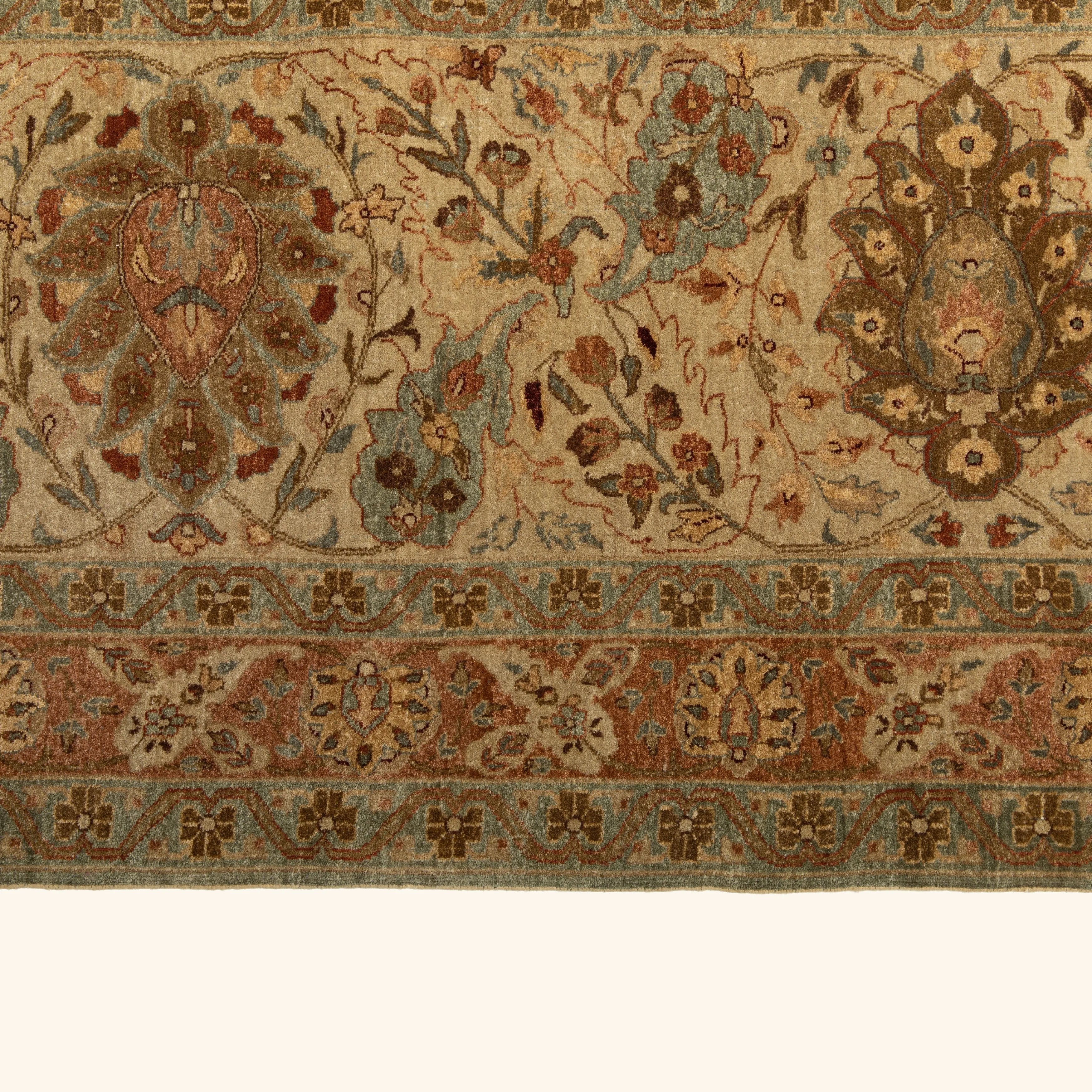 Brown Traditional Wool Rug - 14'7" x 21'10" - Image 10