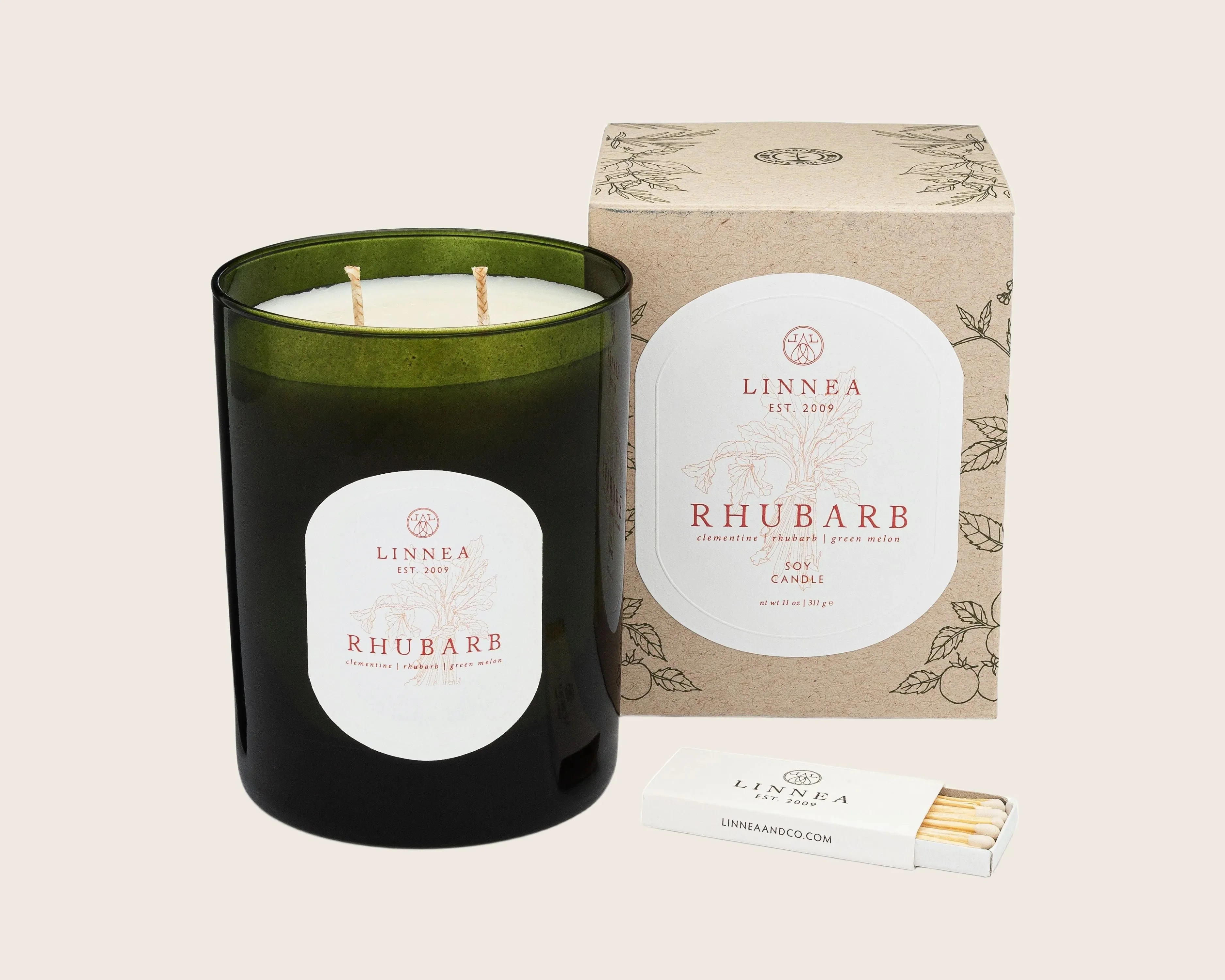 Rhubarb Candle
