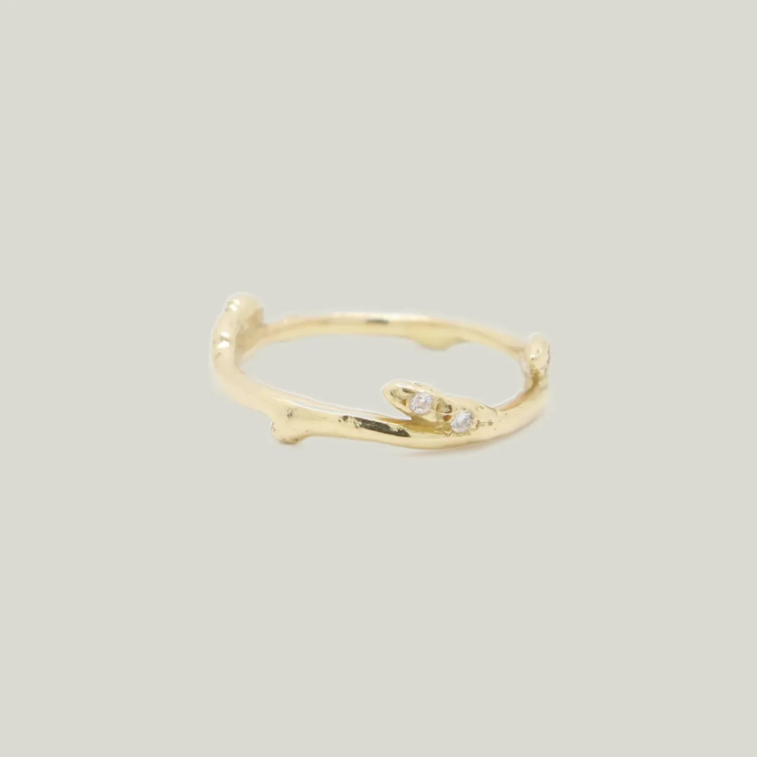 Branch Diamond Pave Ring - Image 2