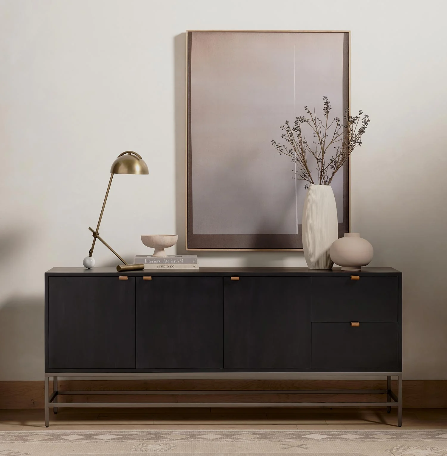 Brass Linear Floor Lamp - Image 11