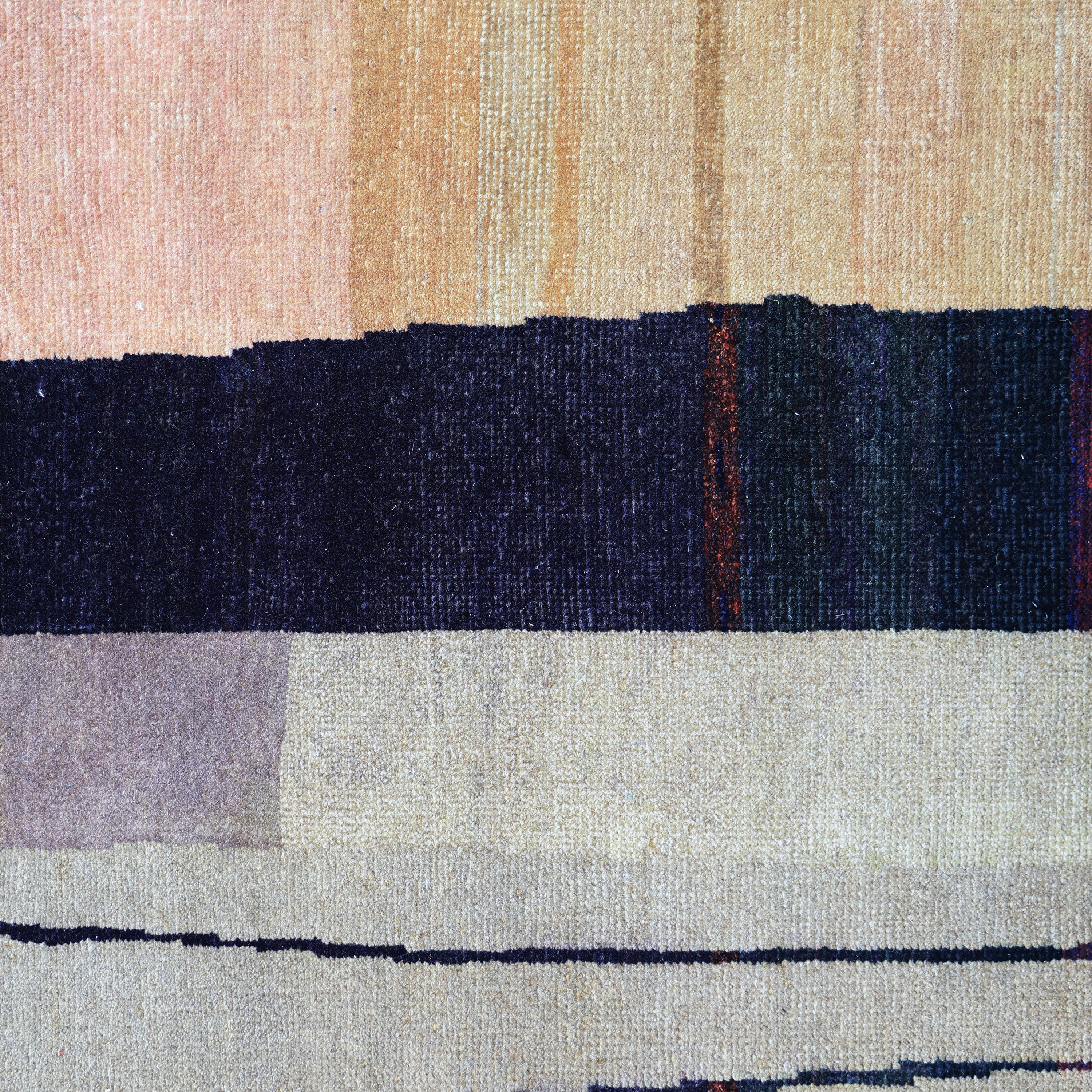 Brown Alchemy Contemporary Wool Rug - 8'11" x 11'10" - Image 4