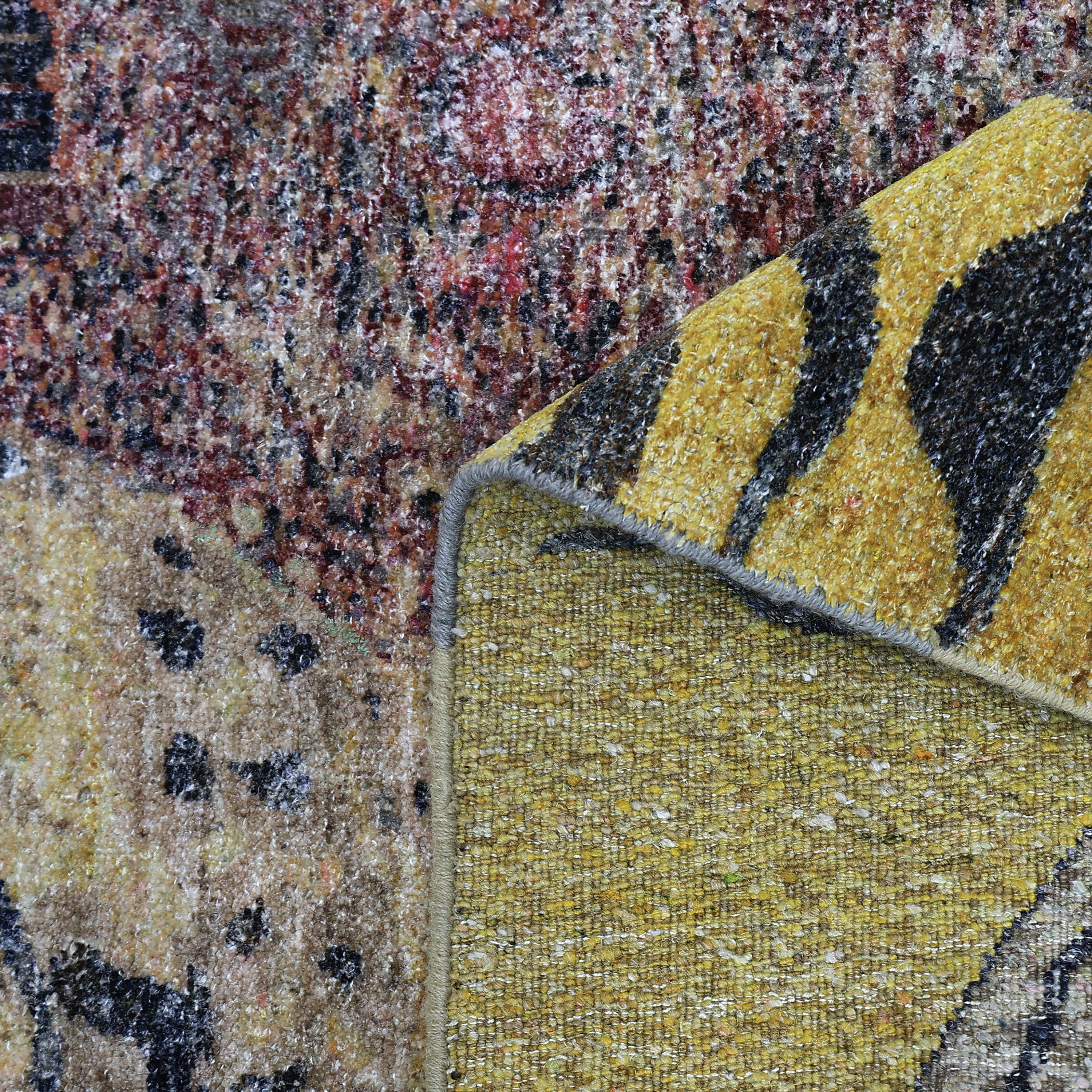 Brown Alchemy Transitional Wool Rug - 3'11" x 5' - Image 6
