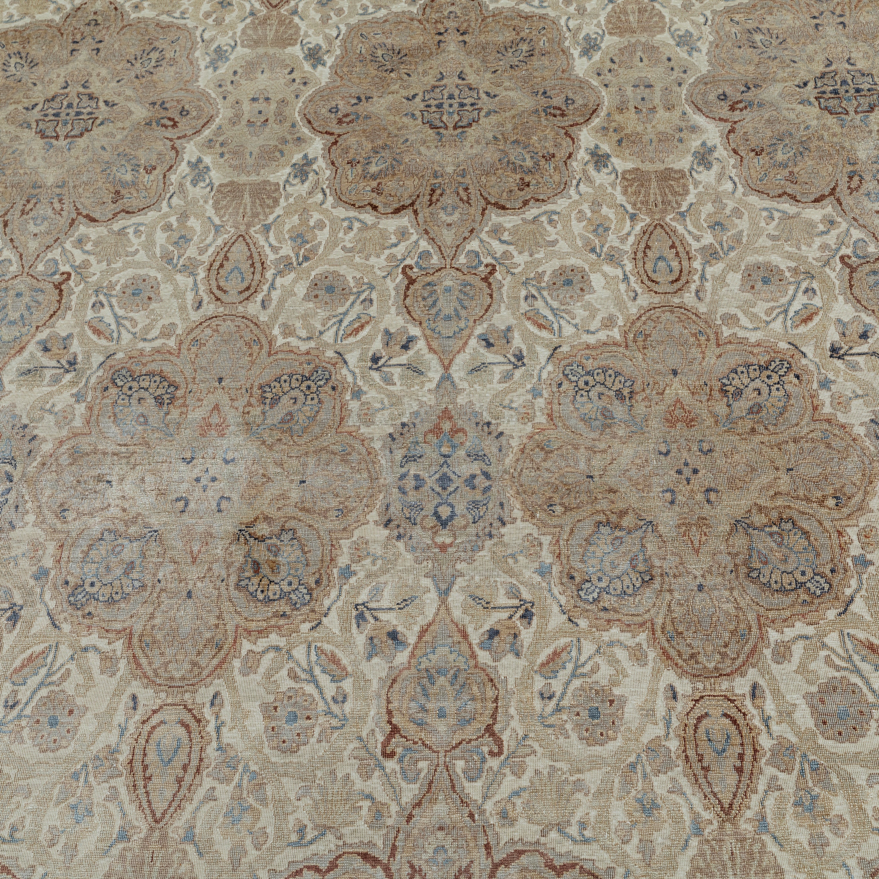 Brown Contemporary Silk Rug - 10' x 14' - Image 3
