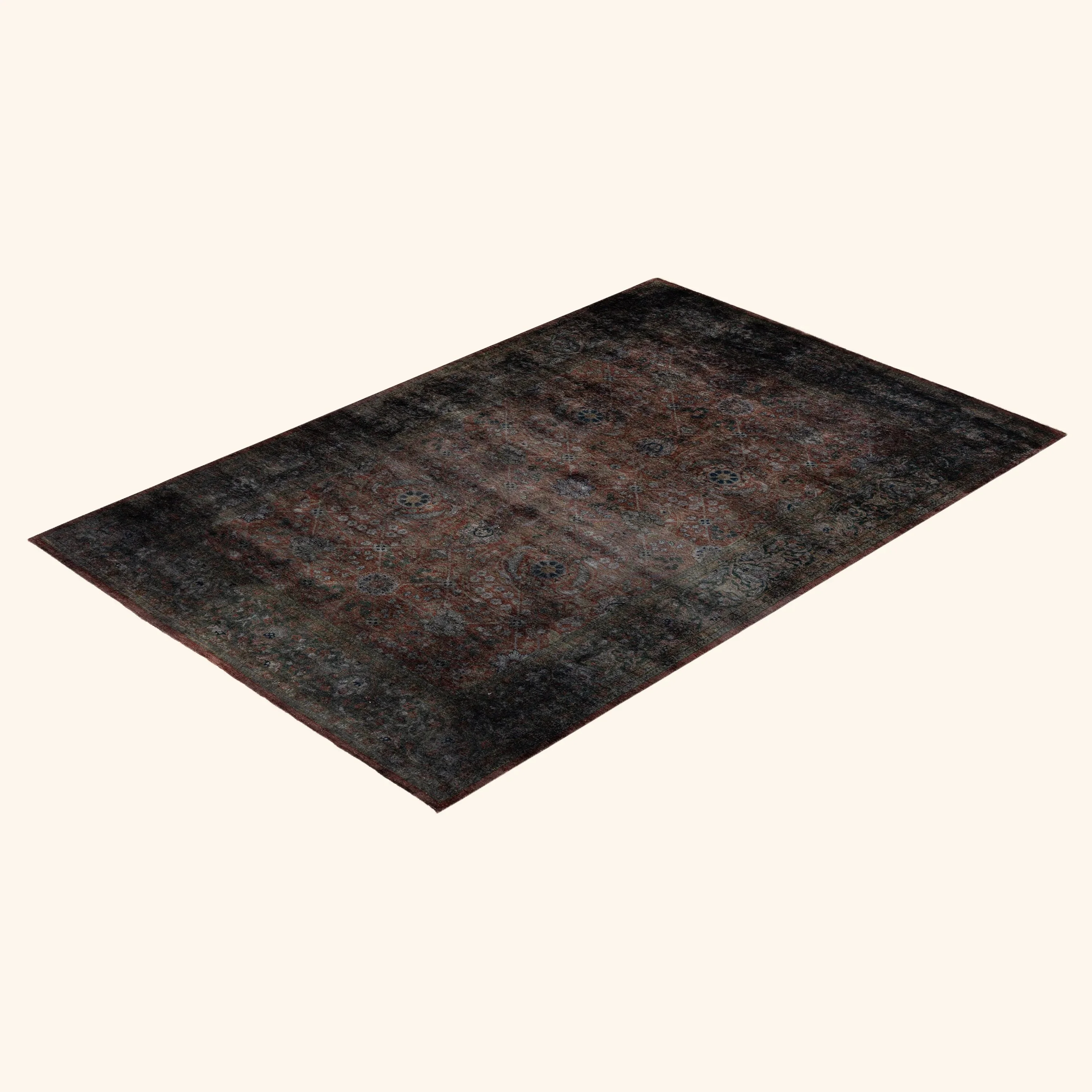 Brown Samsara Wool Rug - 4'1" x 6'1" - Image 8