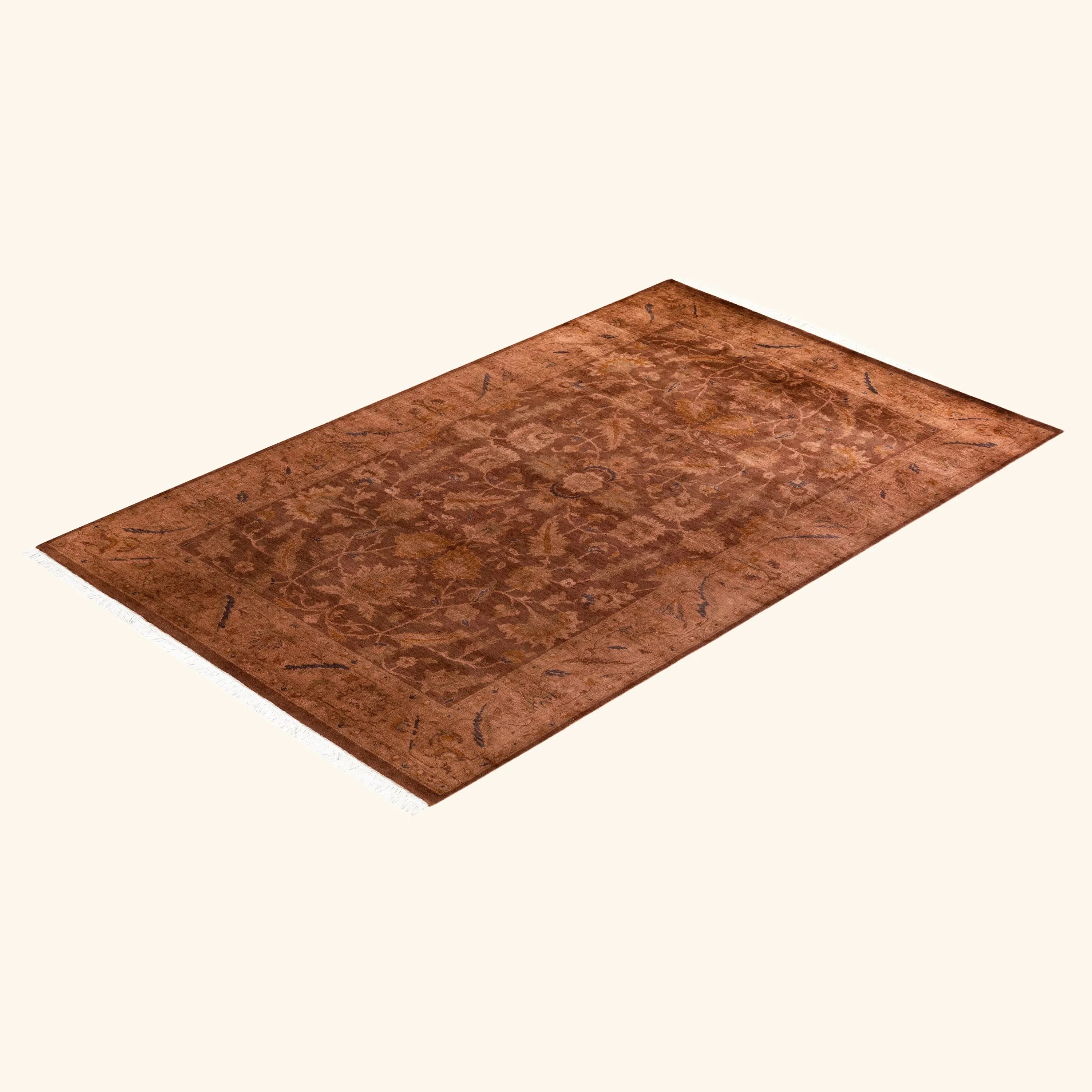 Brown Samsara Wool Rug - 4'1" x 6'5" - Image 8