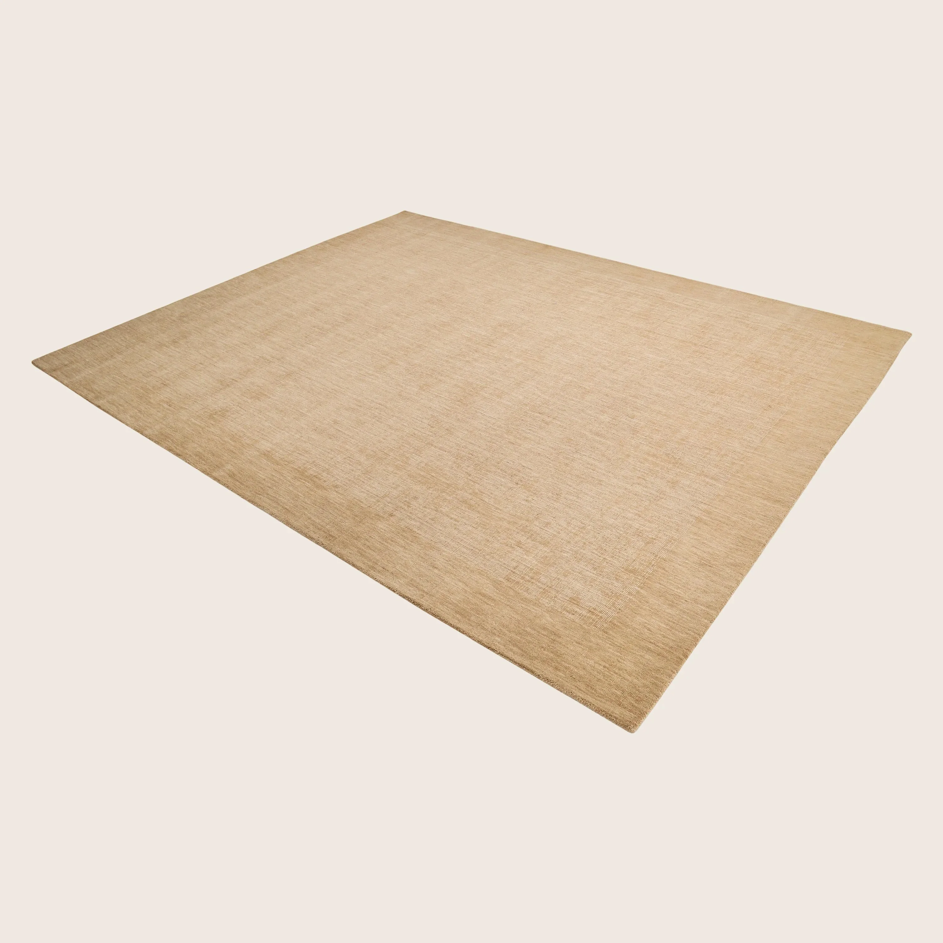 Brown Solid Wool Rug - Image 8