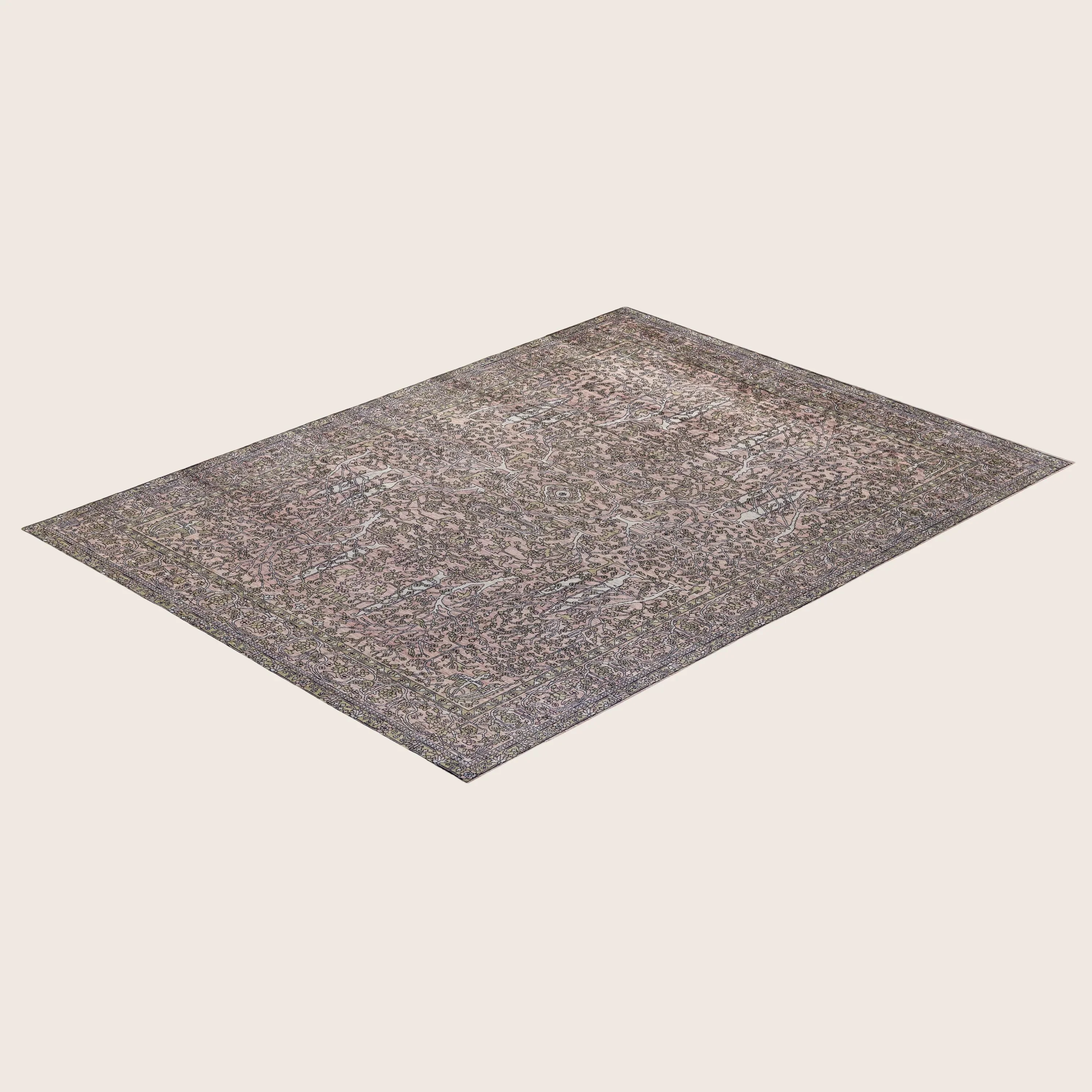 Brown Soluna Traditional Wool Rug - 9' x 12'1" - Image 8