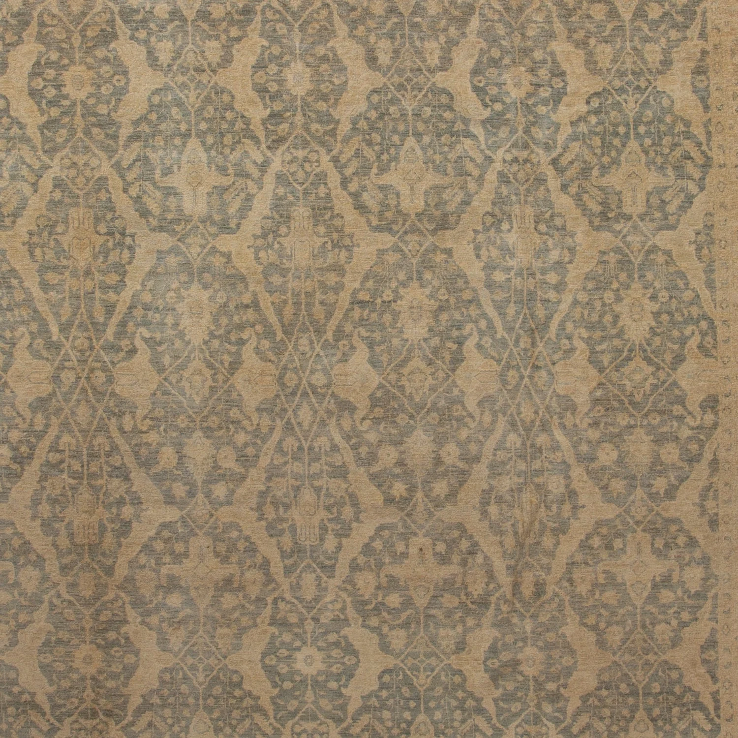 Brown Traditional Wool Rug - 11'11" x 24' - Image 2