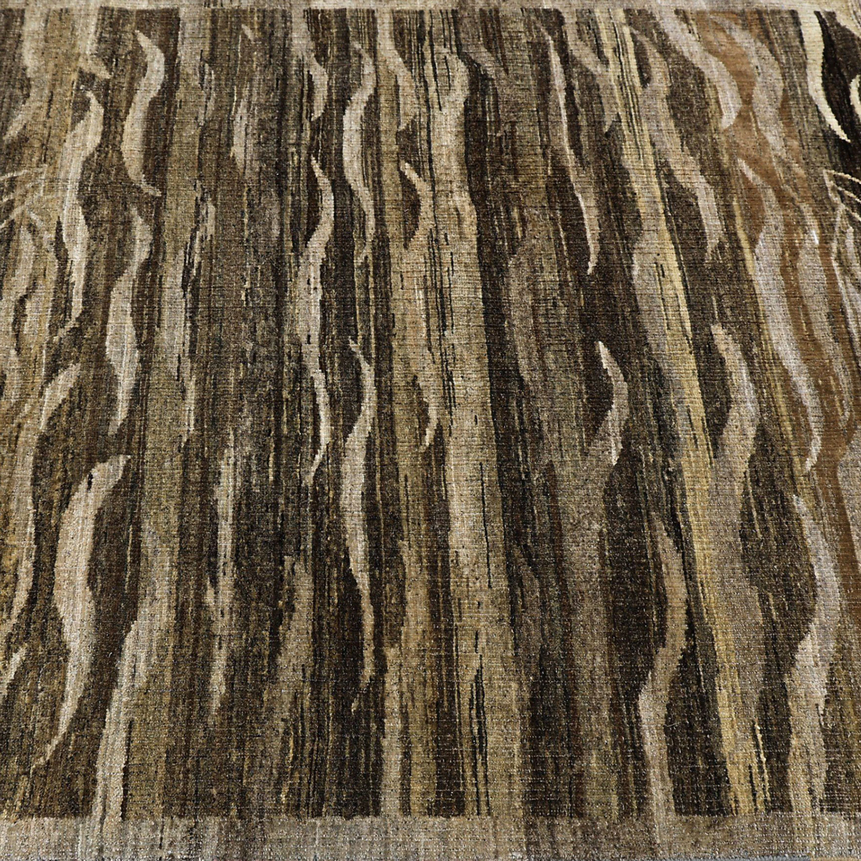 Brown Alchemy Transitional Wool Rug - 4'2" x 6'2" - Image 6