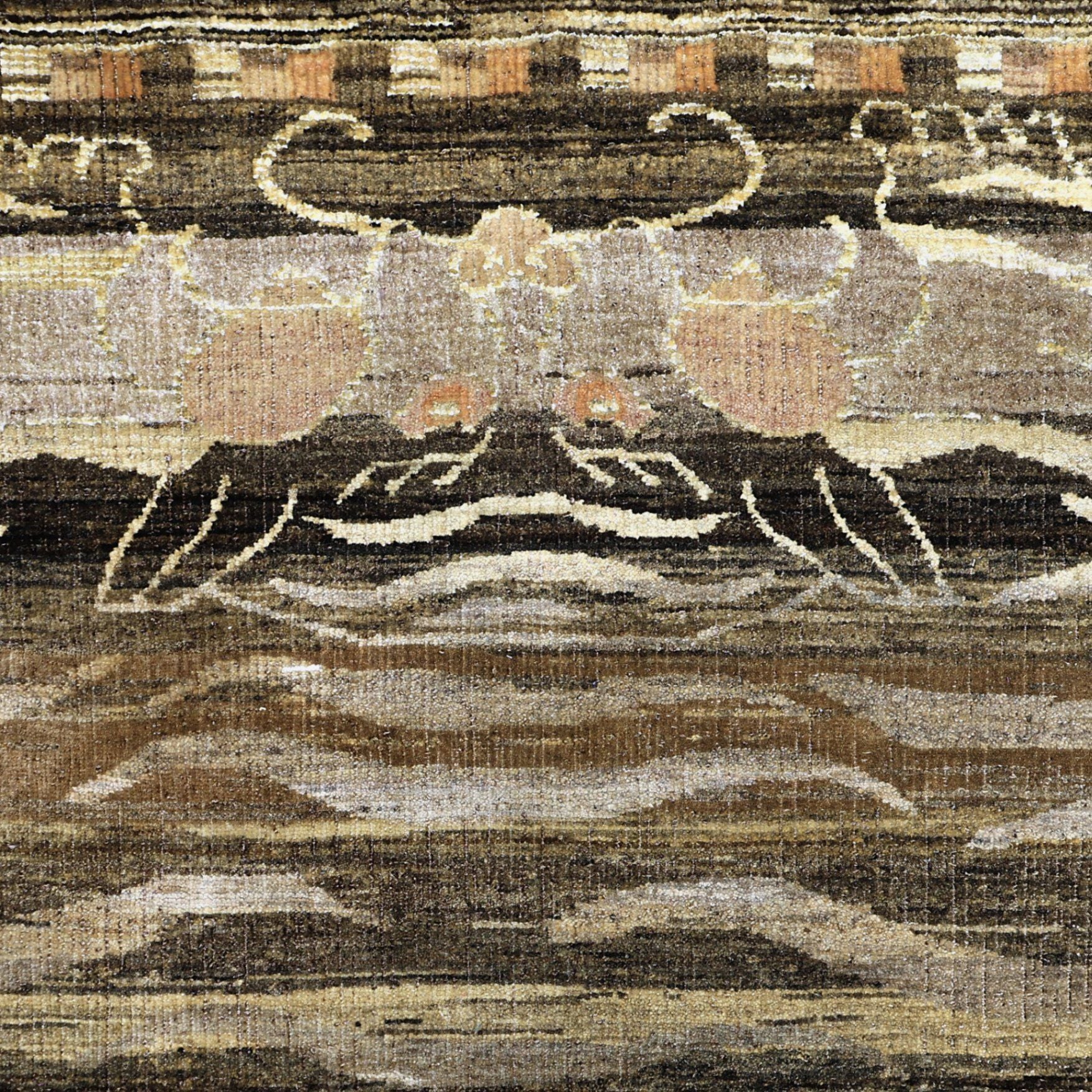 Brown Alchemy Transitional Wool Rug - 4'2" x 6'2" - Image 7