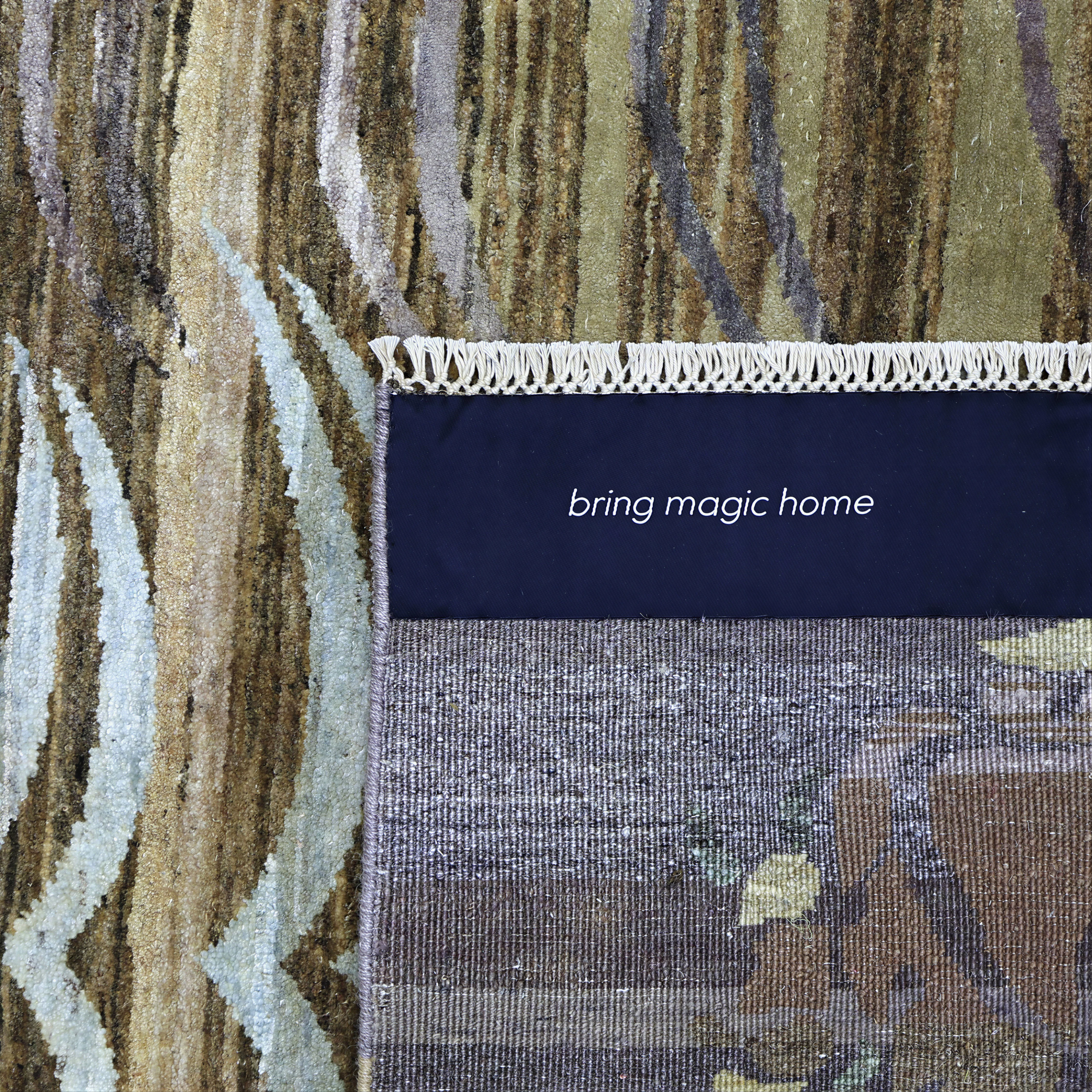 Brown Alchemy Transitional Wool Rug - 4'2" x 6'3" - Image 6
