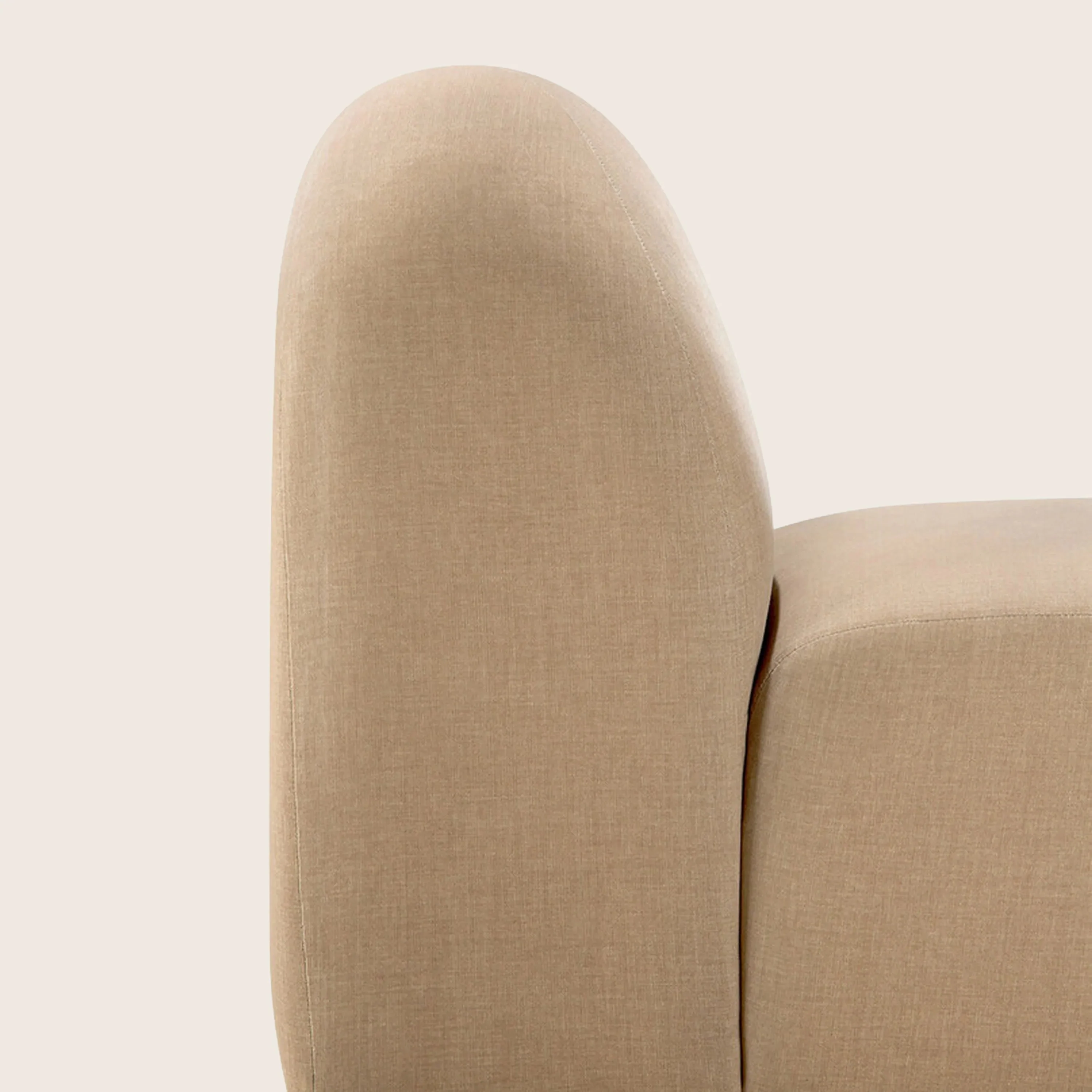 Bulky Modular Armless Chair - Image 7