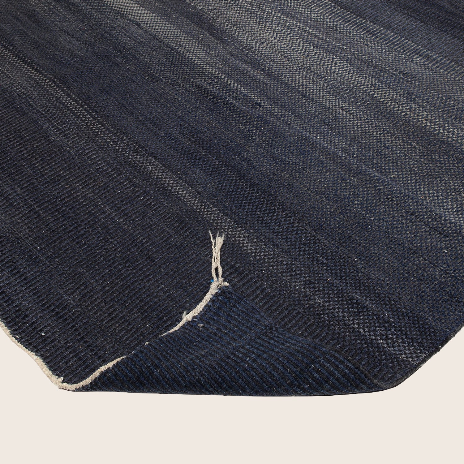 Black Casablanca Moroccan Wool Rug - 12'8" x 19'6" - Image 4