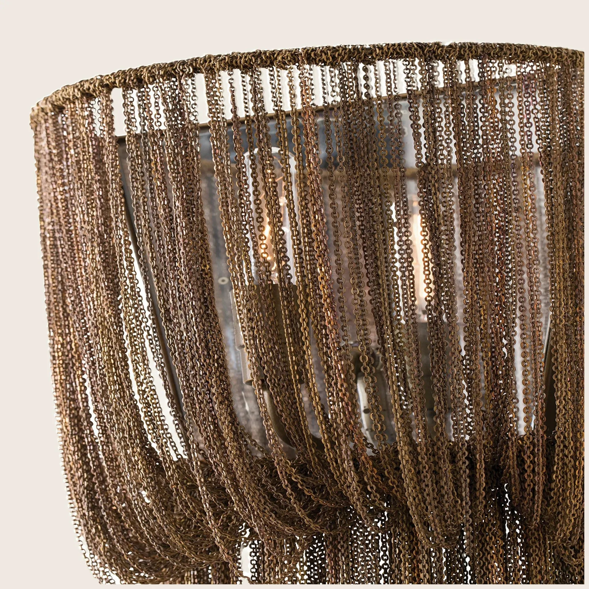 Chain Link Tassel Sconce - Image 3