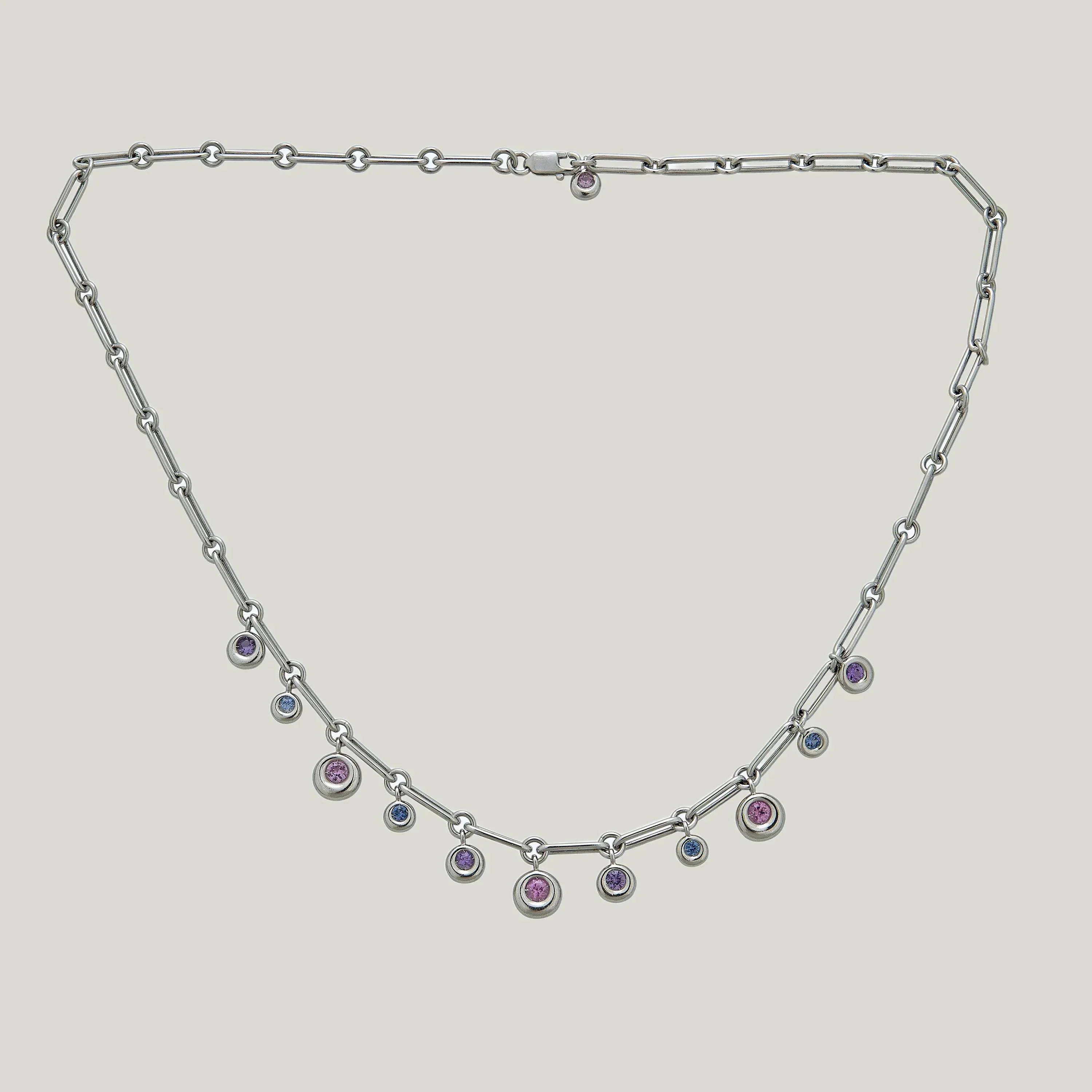 Chaumet Sapphire Fringe Necklace - Image 2