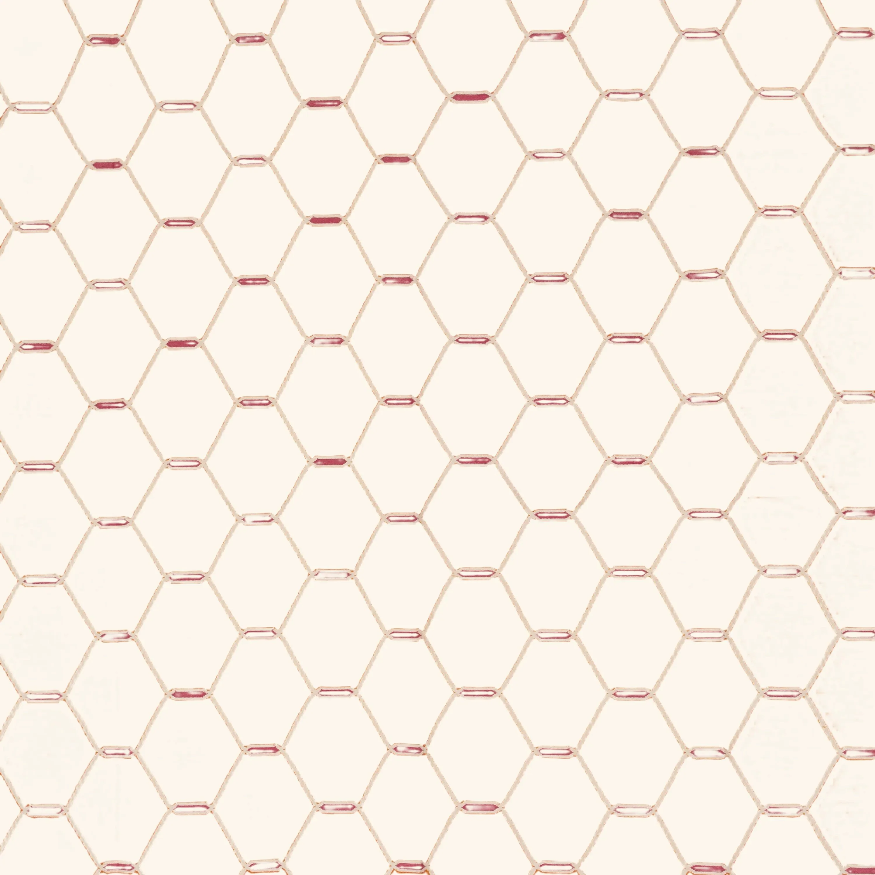 Orange Geometric Cotton Rug - 7'10" x 9'10" - Image 2