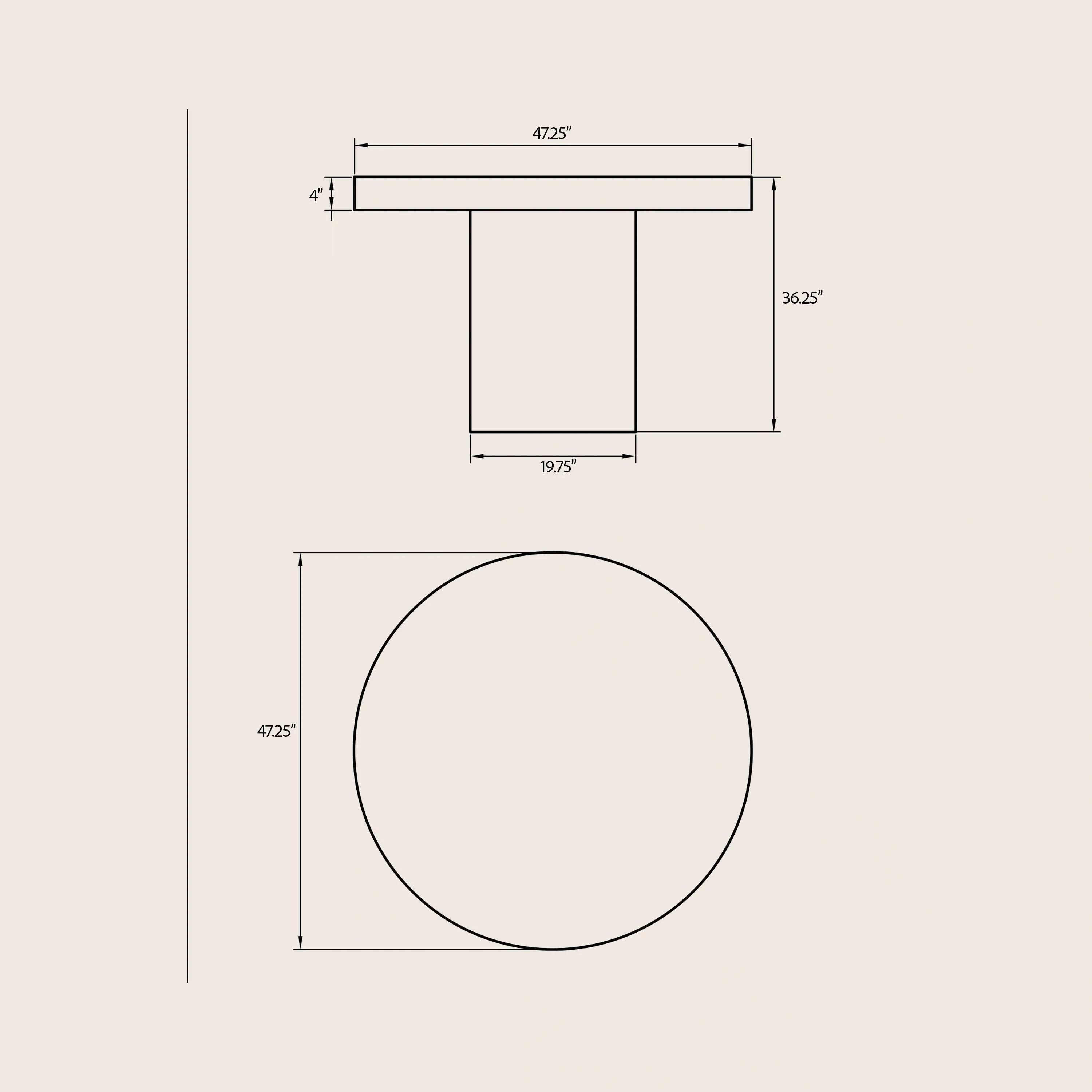Circa Round Concrete Dining Table - Image 59