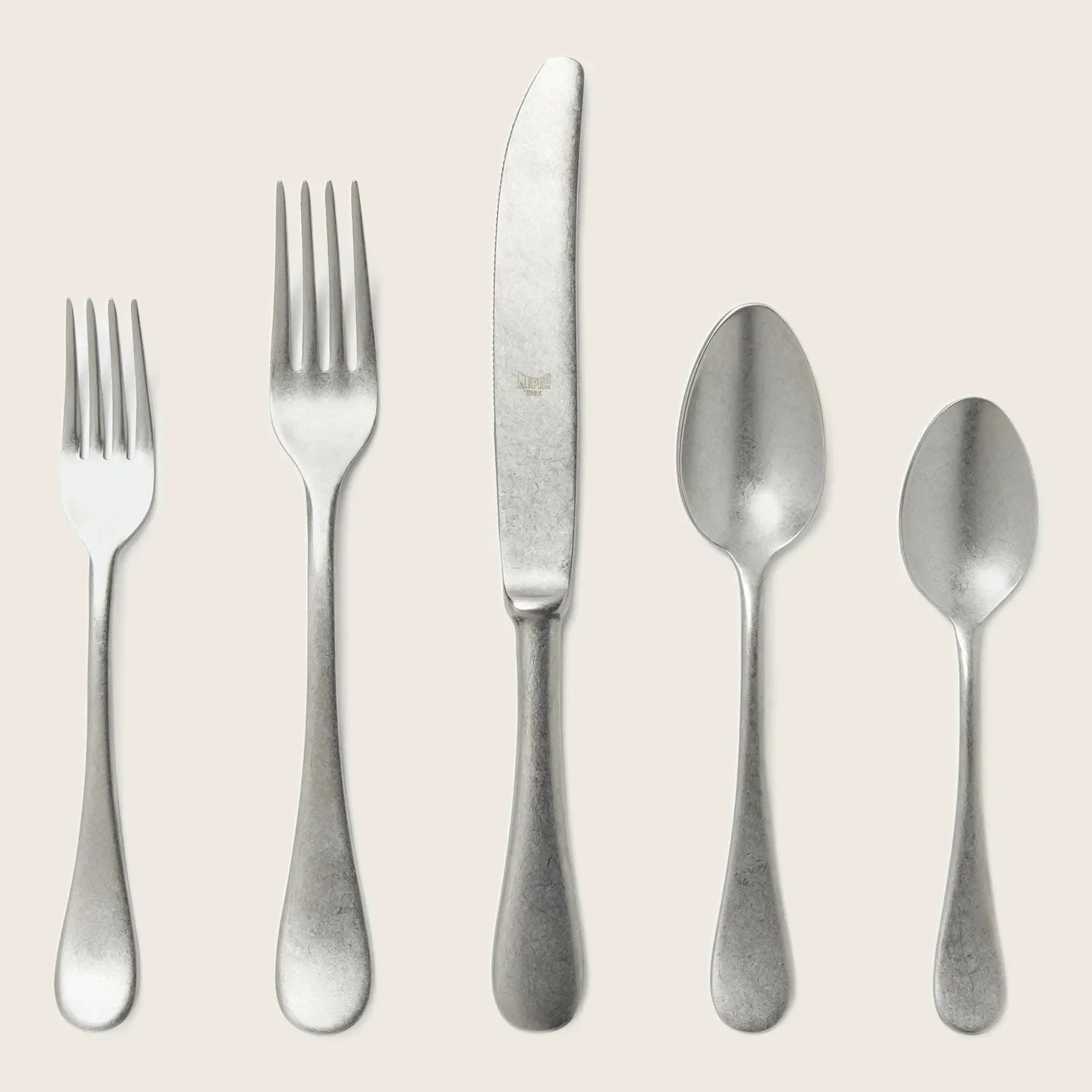 Classic Vintage Flatware, Pewter Finish - Image 3