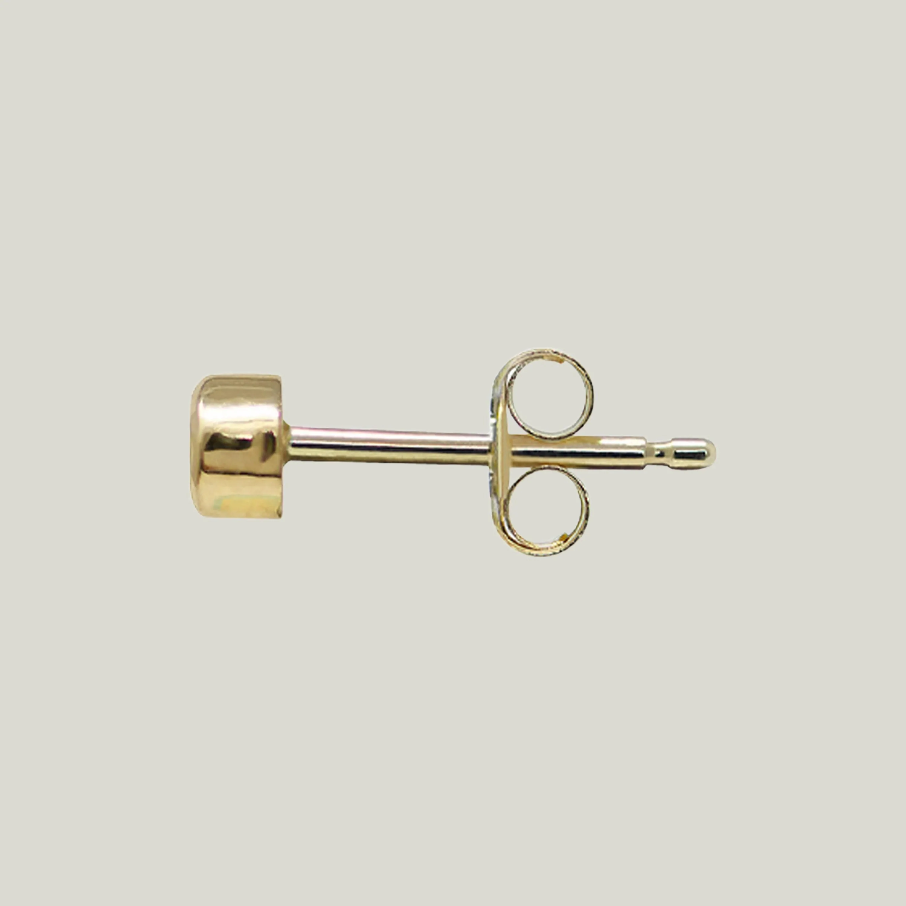 Cleo Round Emerald Earrings - Image 2