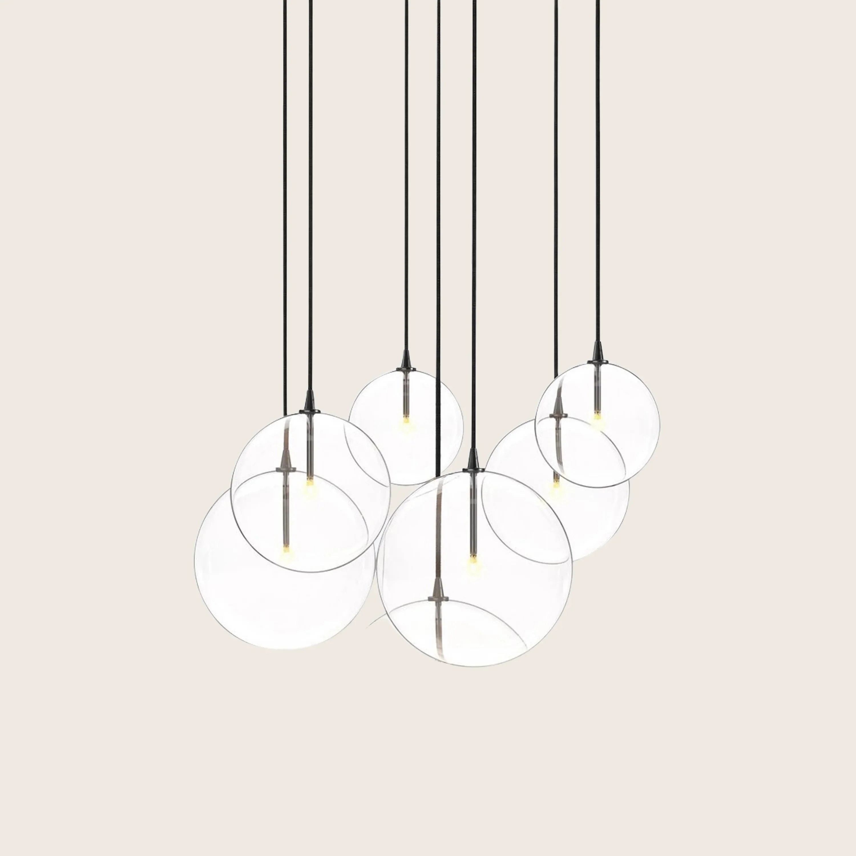Cluster 7 Mix Chandelier - Image 3