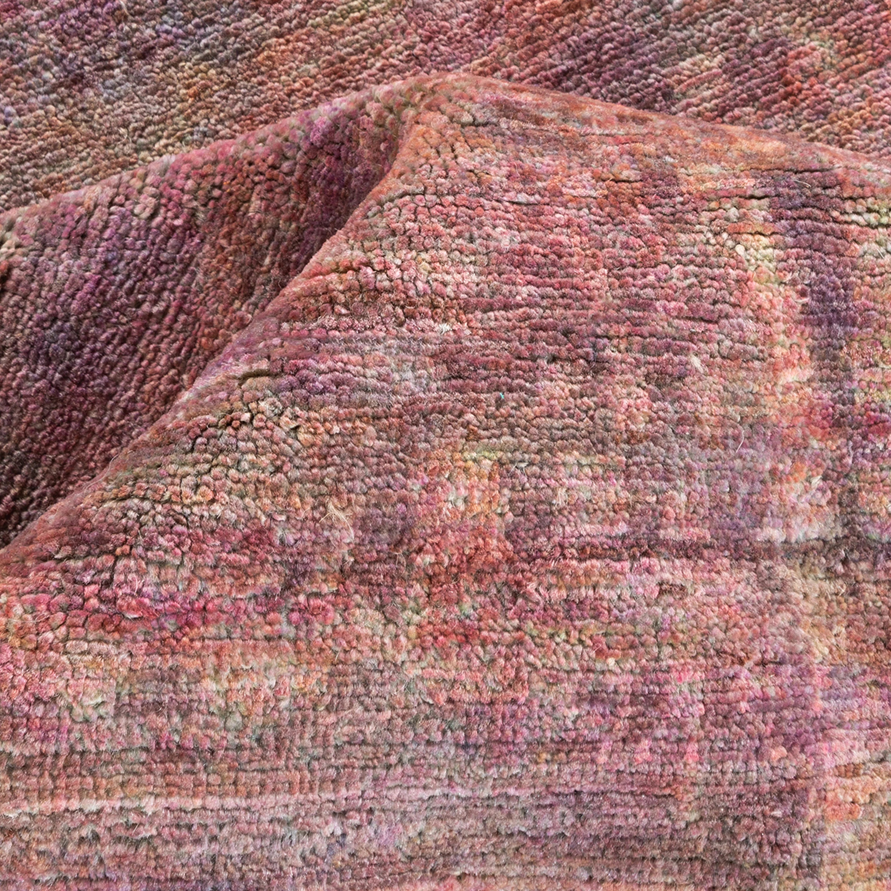 Pink Distressed Samsara Rug - 6' x 10' - Image 2