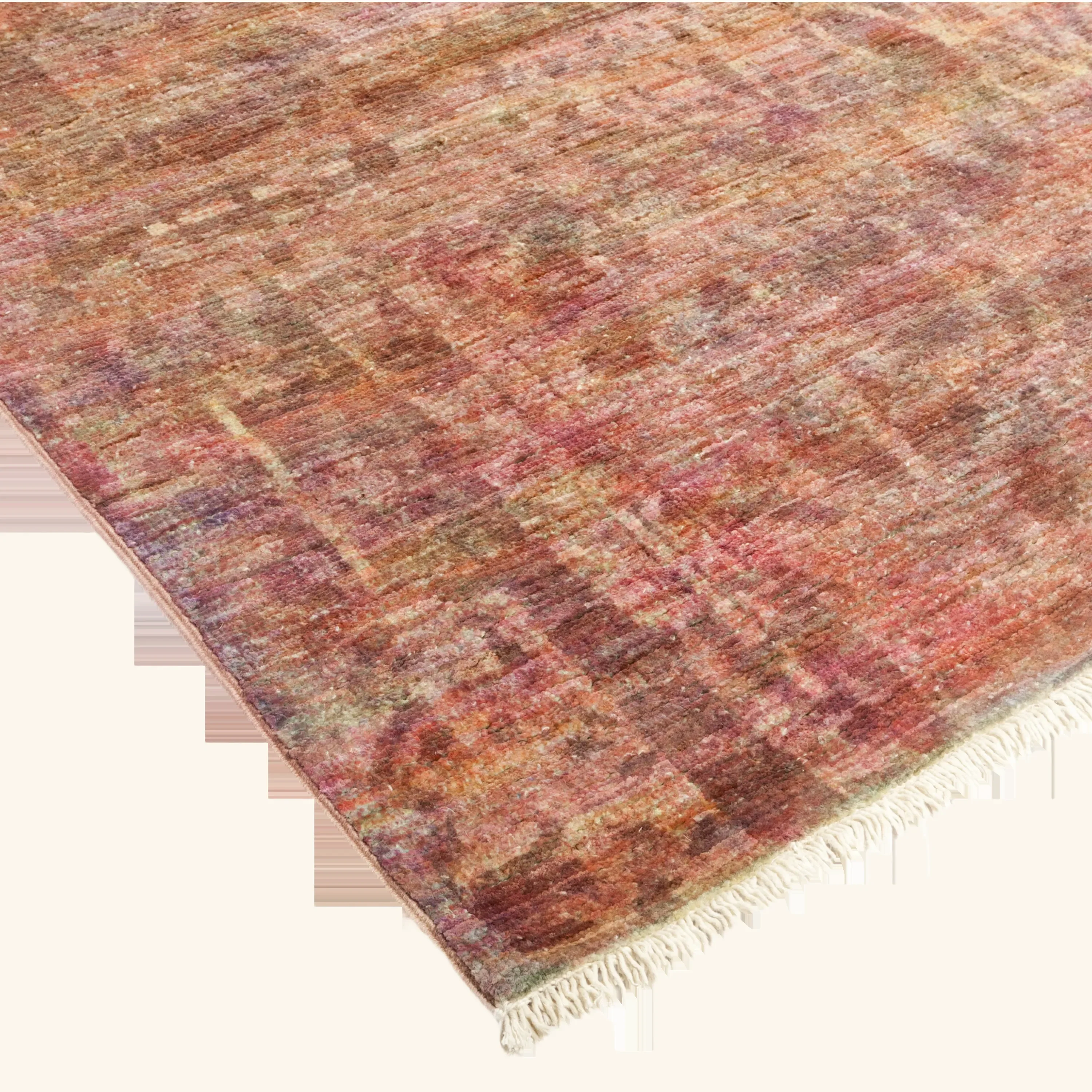Pink Distressed Samsara Rug - 6' x 10' - Image 4