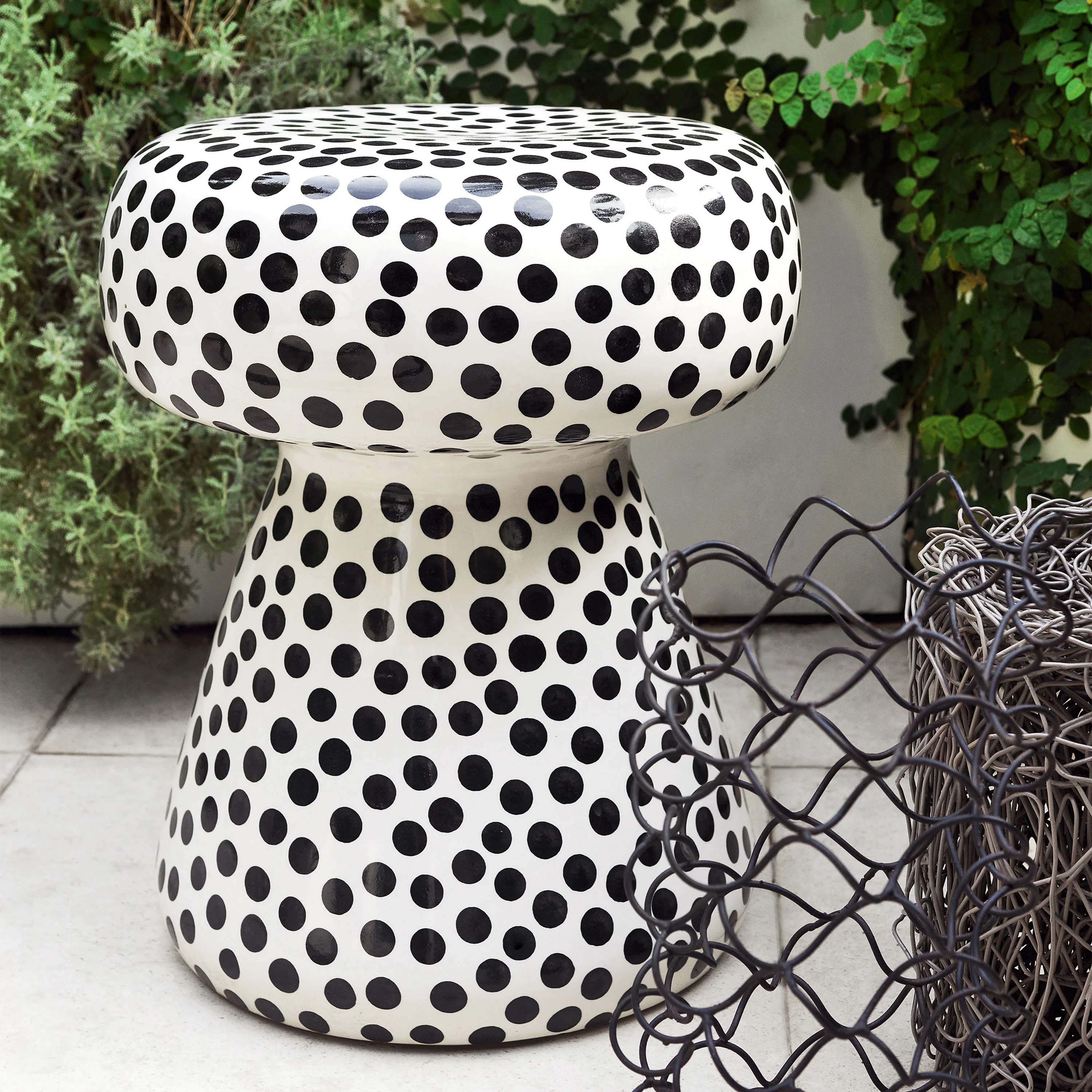 Concrete Outdoor Coffee Table - Image 2