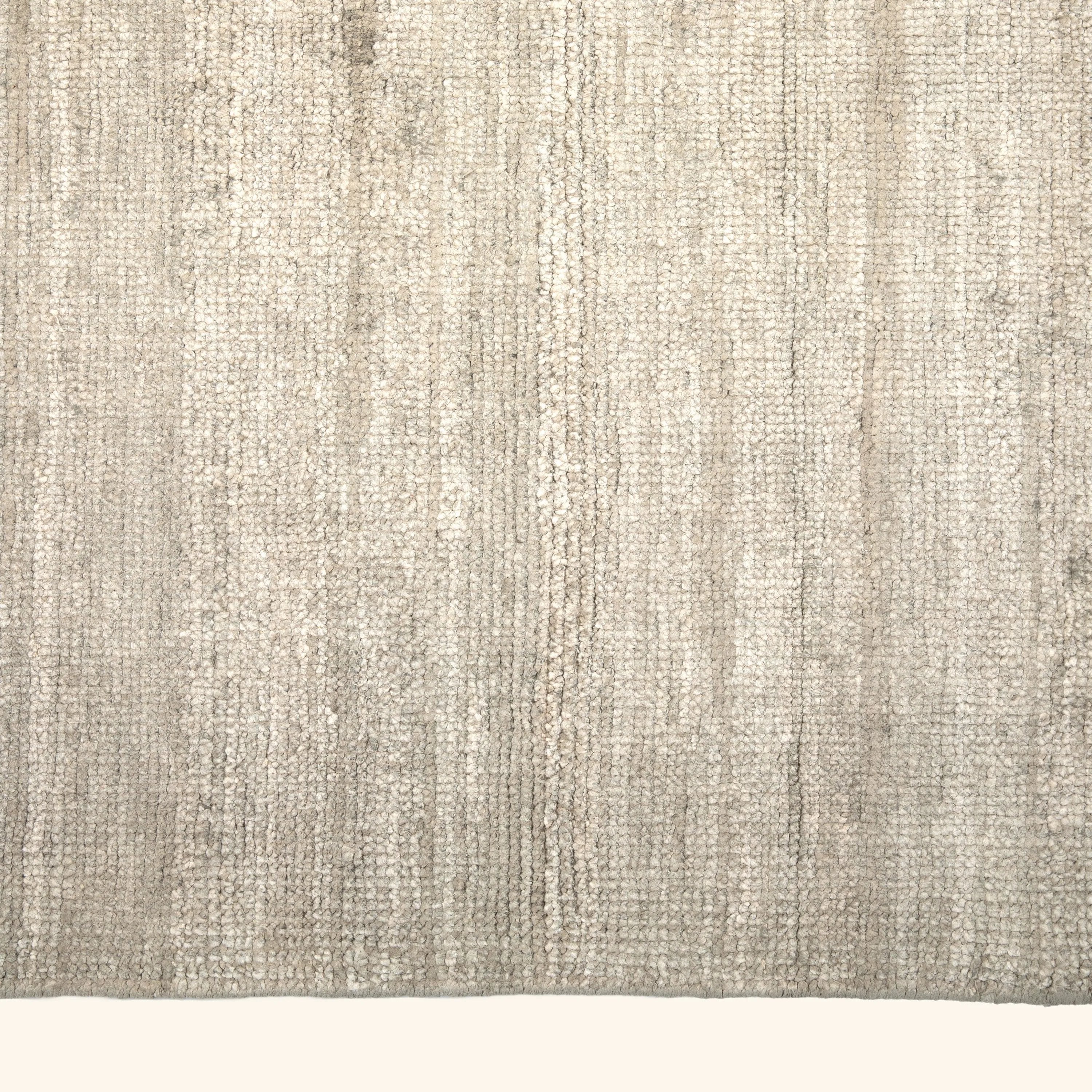 Grey Contemporary Art Silk Rug  - 7'11" x 9'11" - Image 5