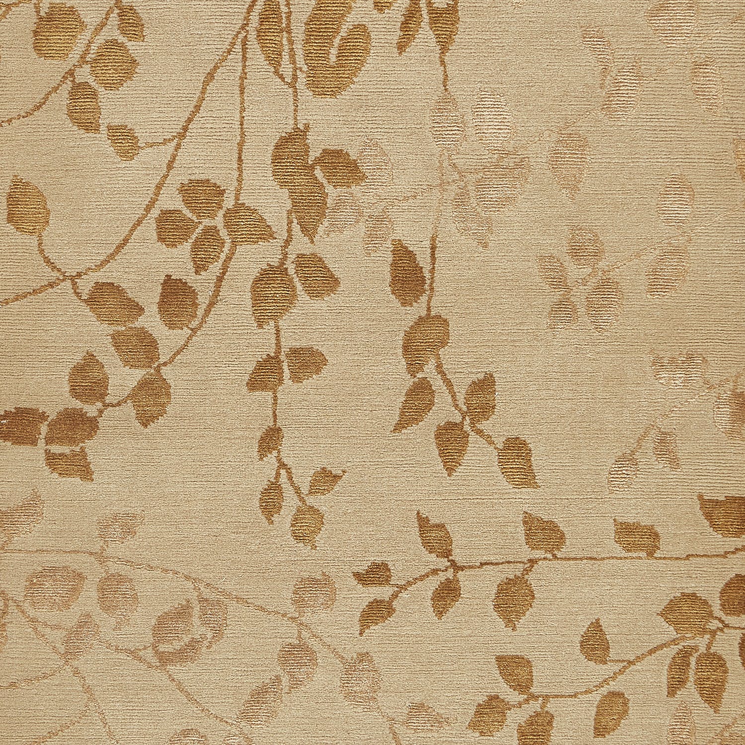 Beige Transitional Tibetan Wool Rug - 2' x 4' - Image 2