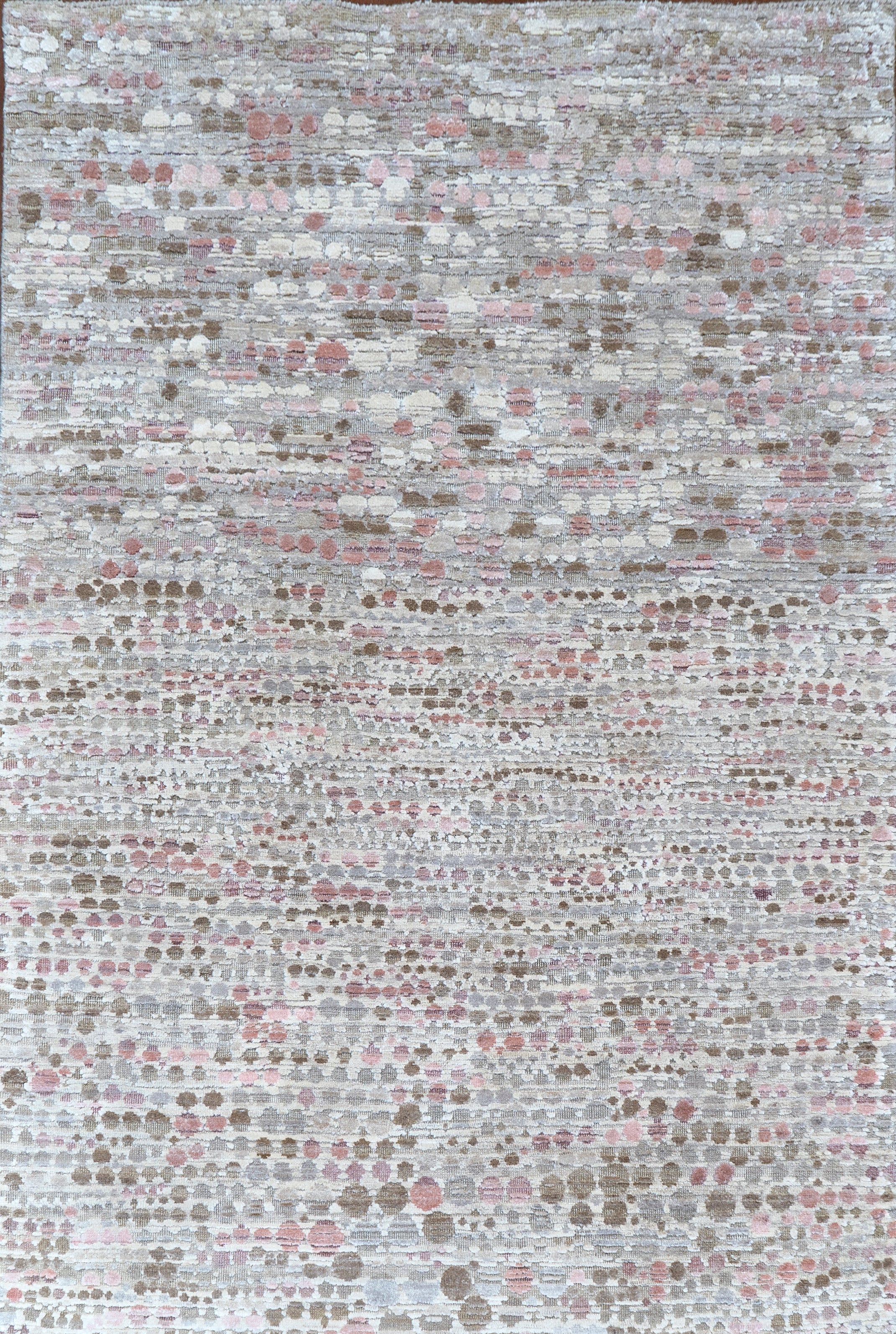Contemporary Silk Wool Blend Rug - Image 17