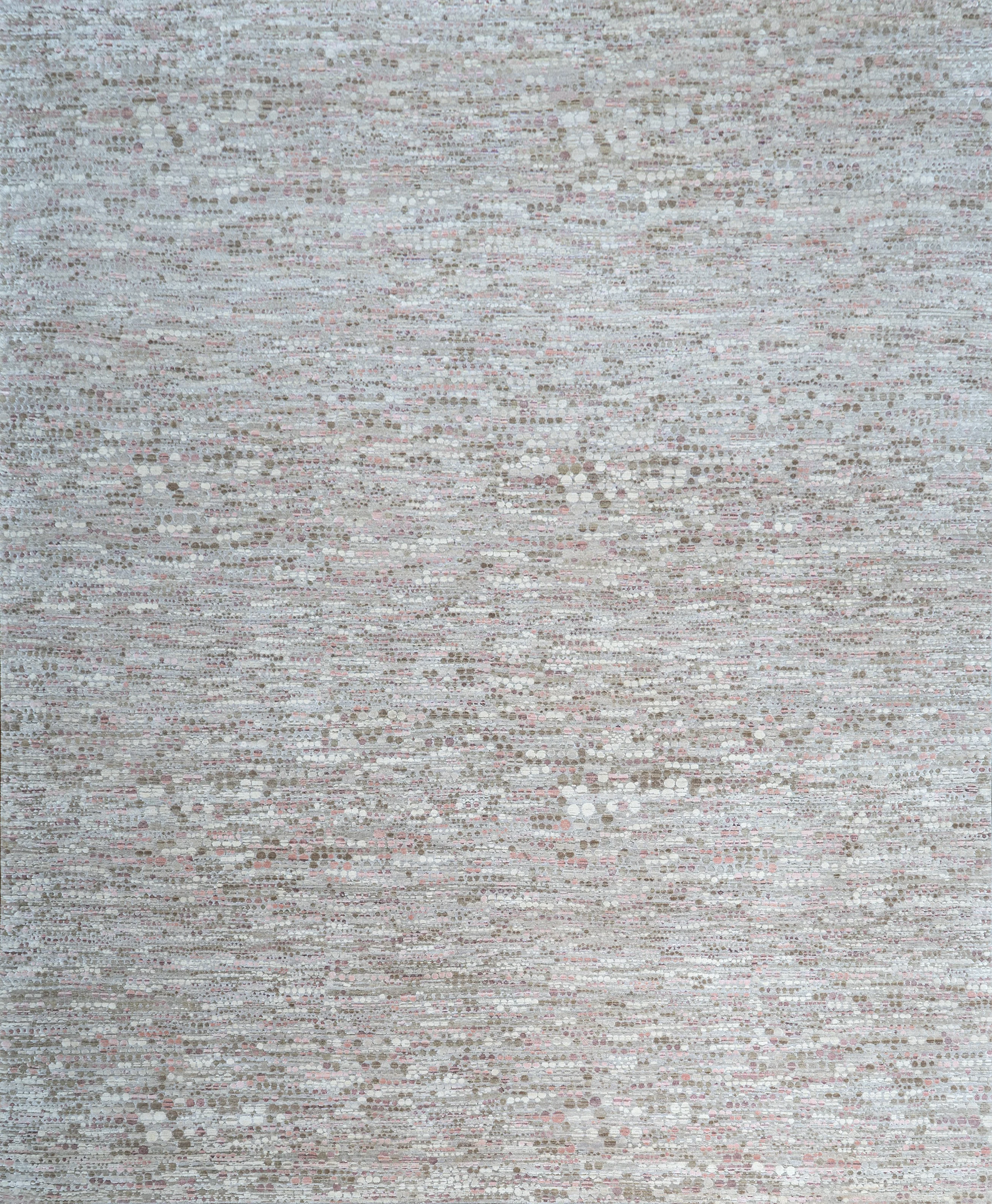 Contemporary Silk Wool Blend Rug - Image 40